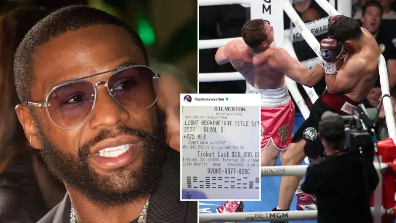 Floyd Mayweather Wins Big After Placing $10,000 Bet On Dmitry Bivol To Beat Canelo, Claims It Was 'Easy Pick Up'