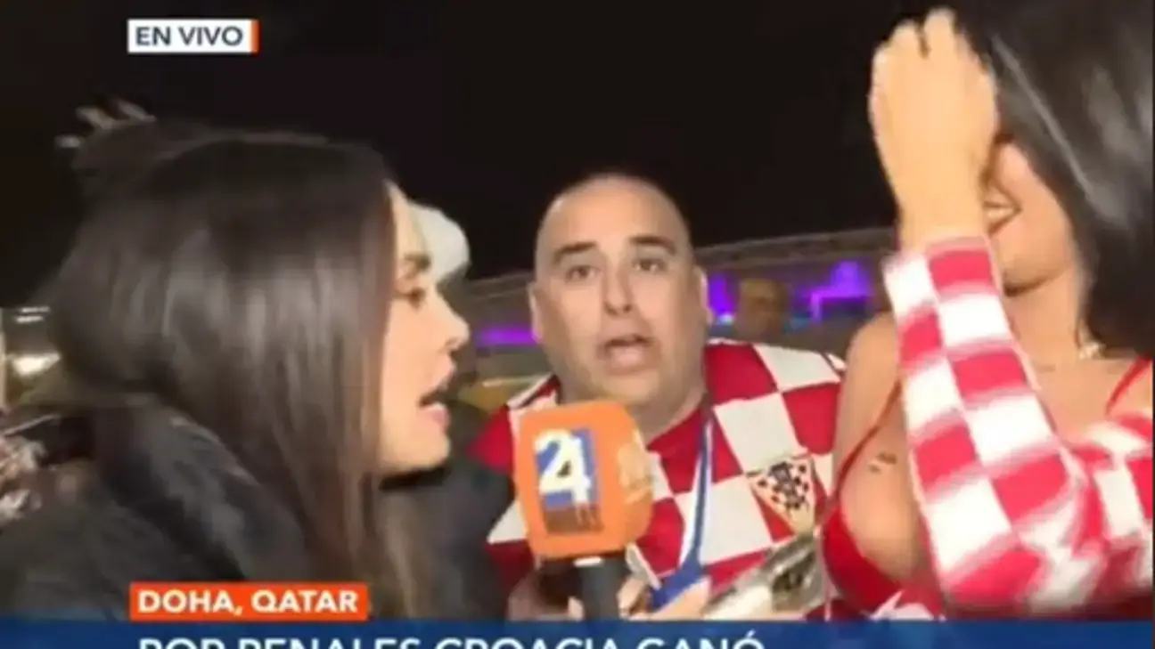 Our new favourite Croatia fan. Image: TikTok