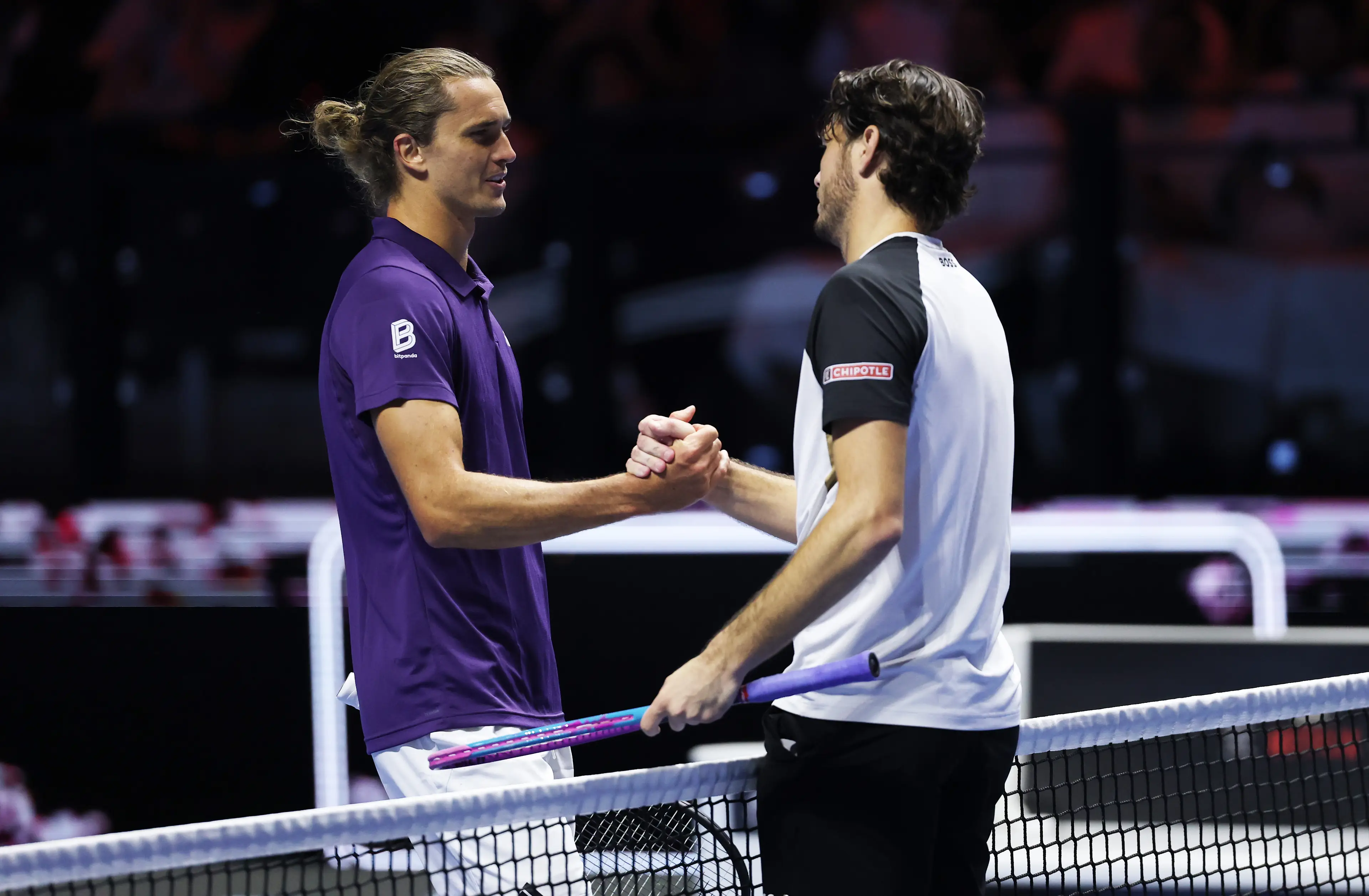 Taylor Fritz defeated Alexander Zverev at the Six Kings Slam (Image: Clive Brunskill / Staff via Getty)