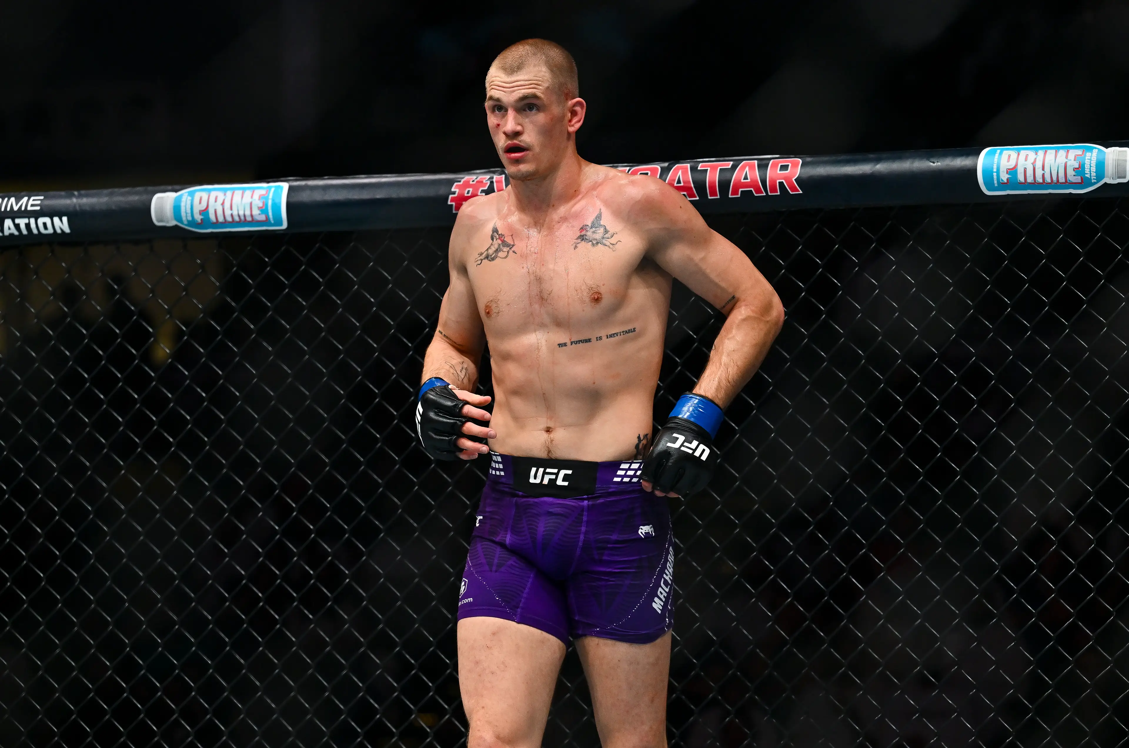 Ian Garry has been calling for a UFC title shot against Islam Makhachev. Image: Getty