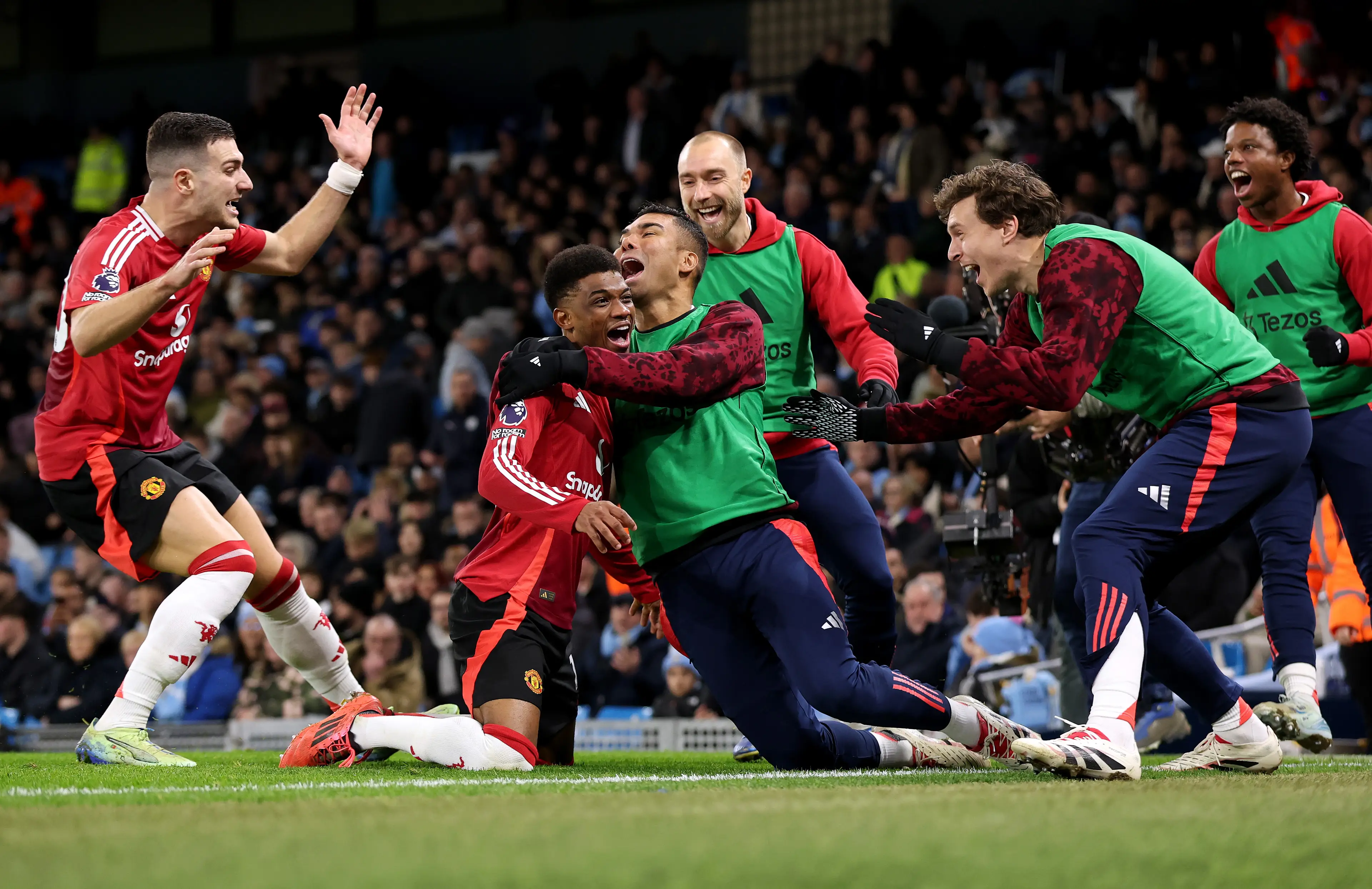 United beat City 2-1 at the Etihad last season. Image: Getty