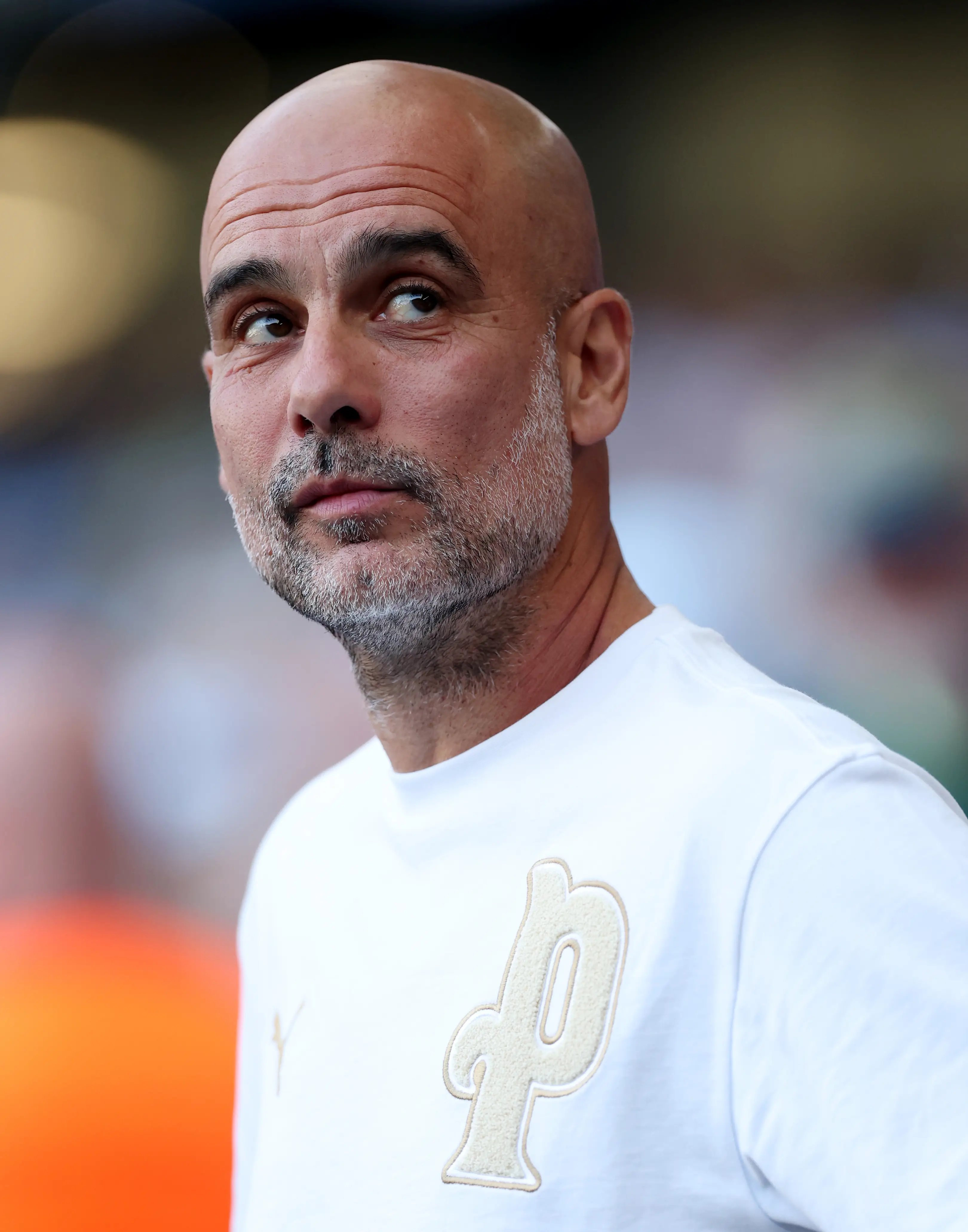 Pep Guardiola is planning to attend City's home game against PSG on October 14, according to reports. Image credit: Getty