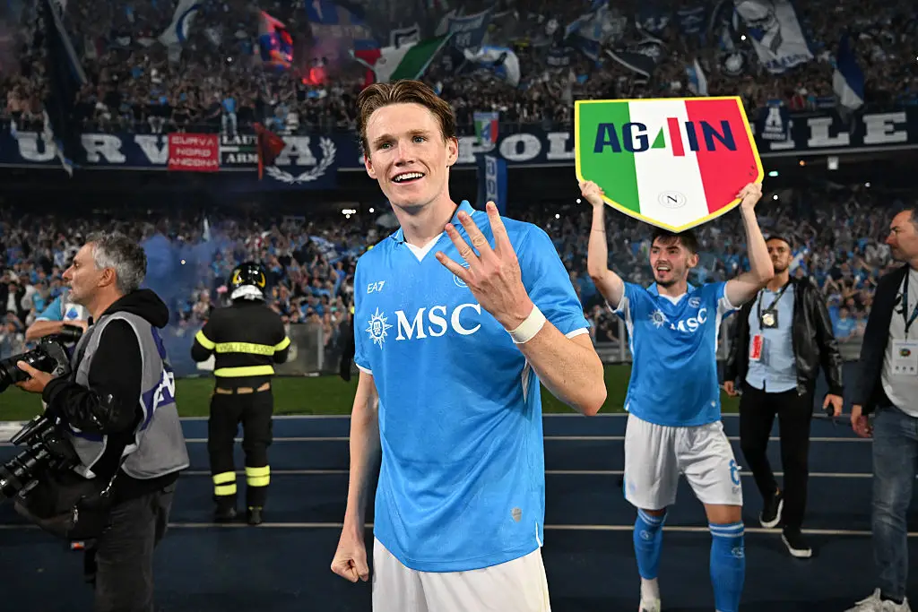 Scott McTominay won Serie A with Napoli (Credit:Getty)