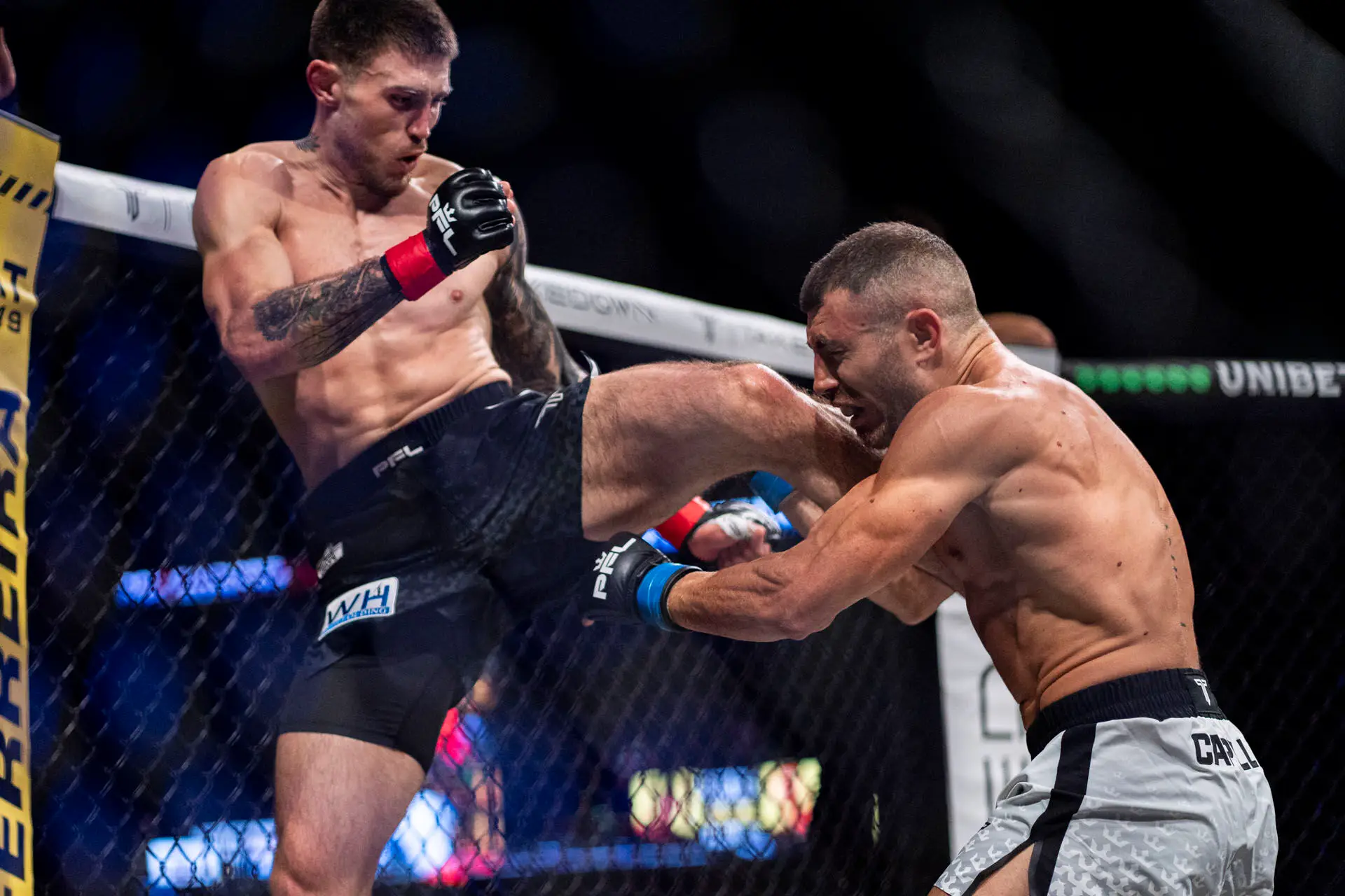 Connor Hughes faces Aleksandr Chizov at PFL Lyon. Image: PFL