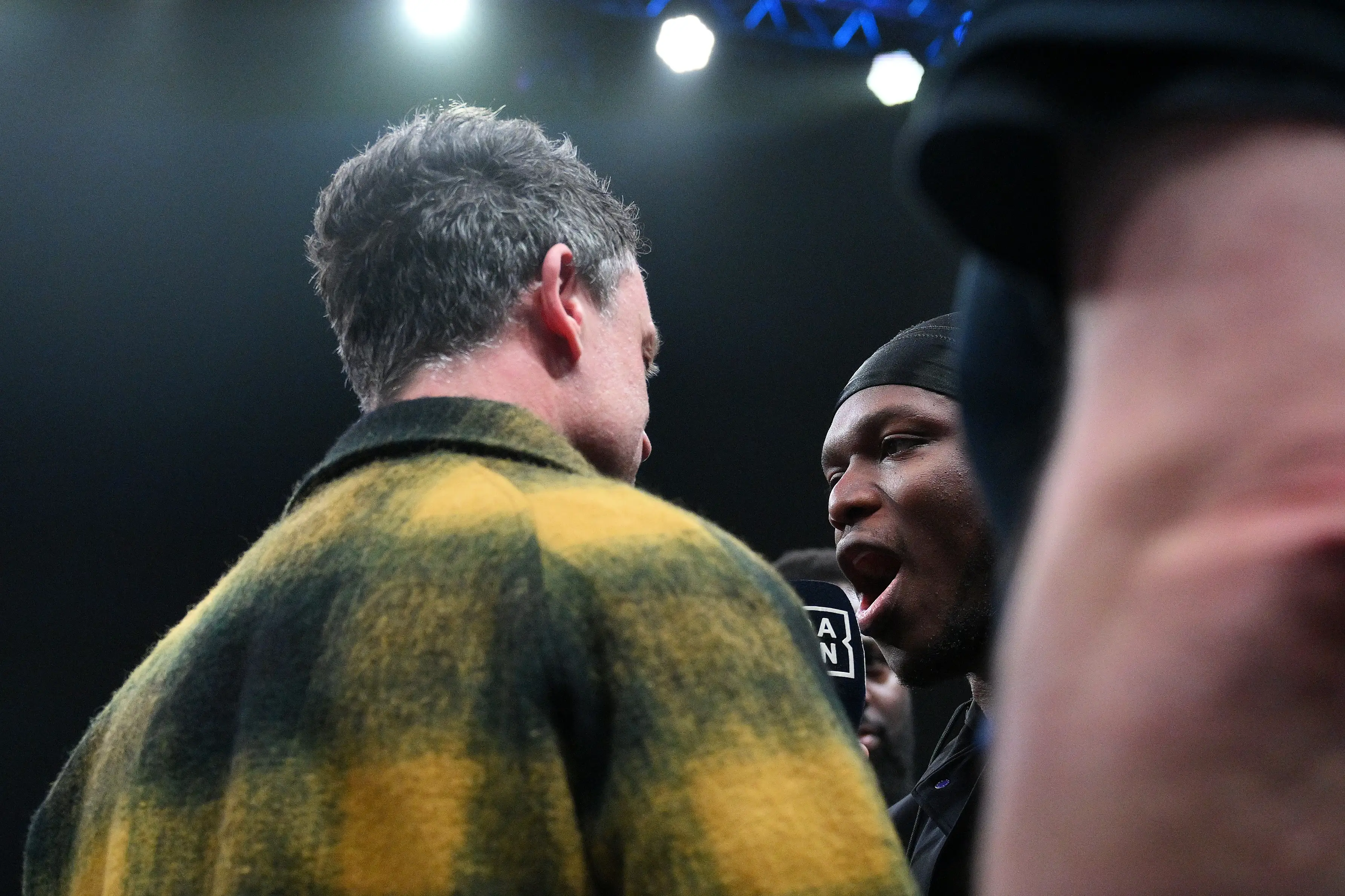 Wayne Bridge faced off with KSI before pulling out of the fight two days later. Image: Getty