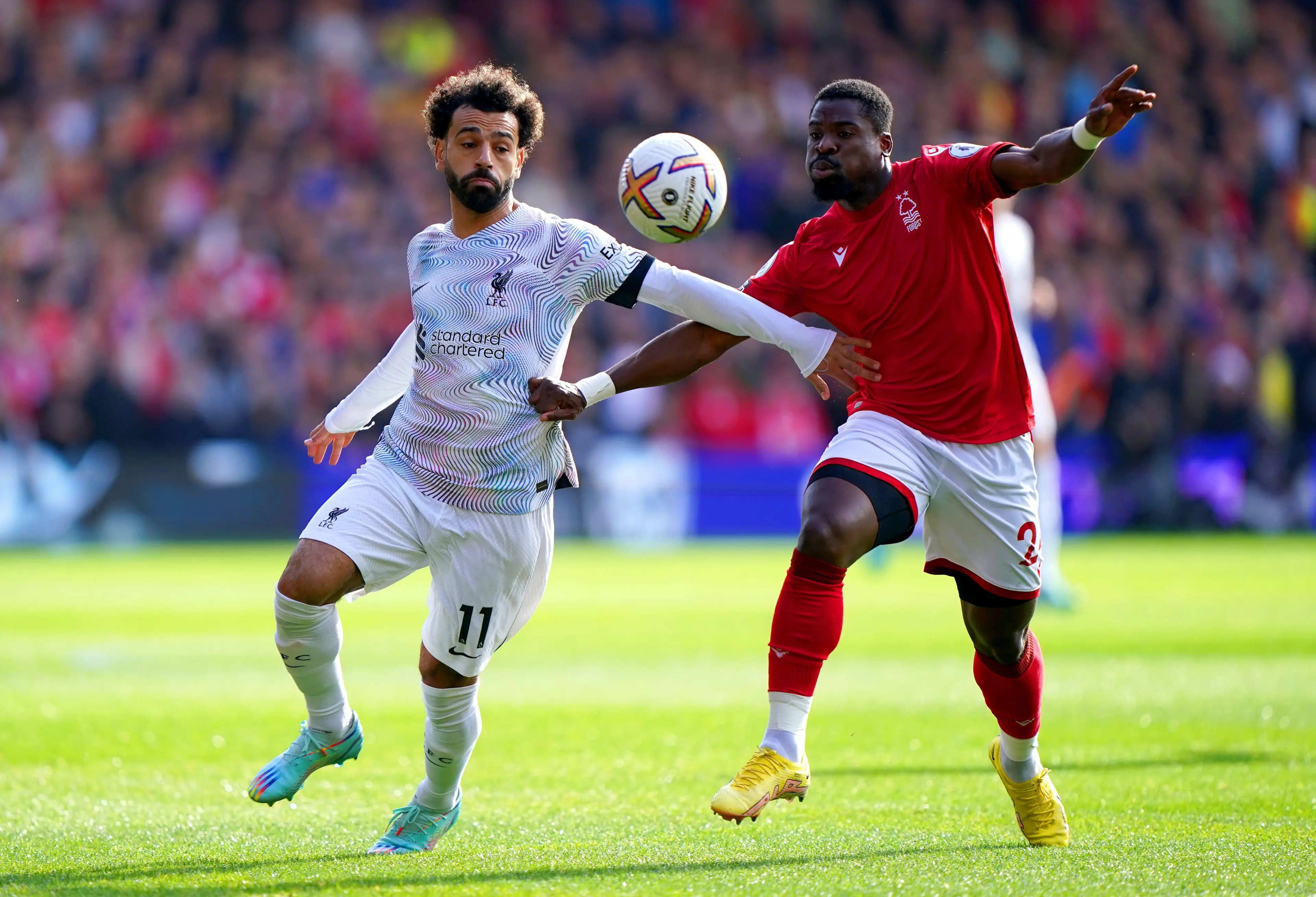 The chants were heard in Sunday's Premier League match at the City Ground (Image: Alamy)