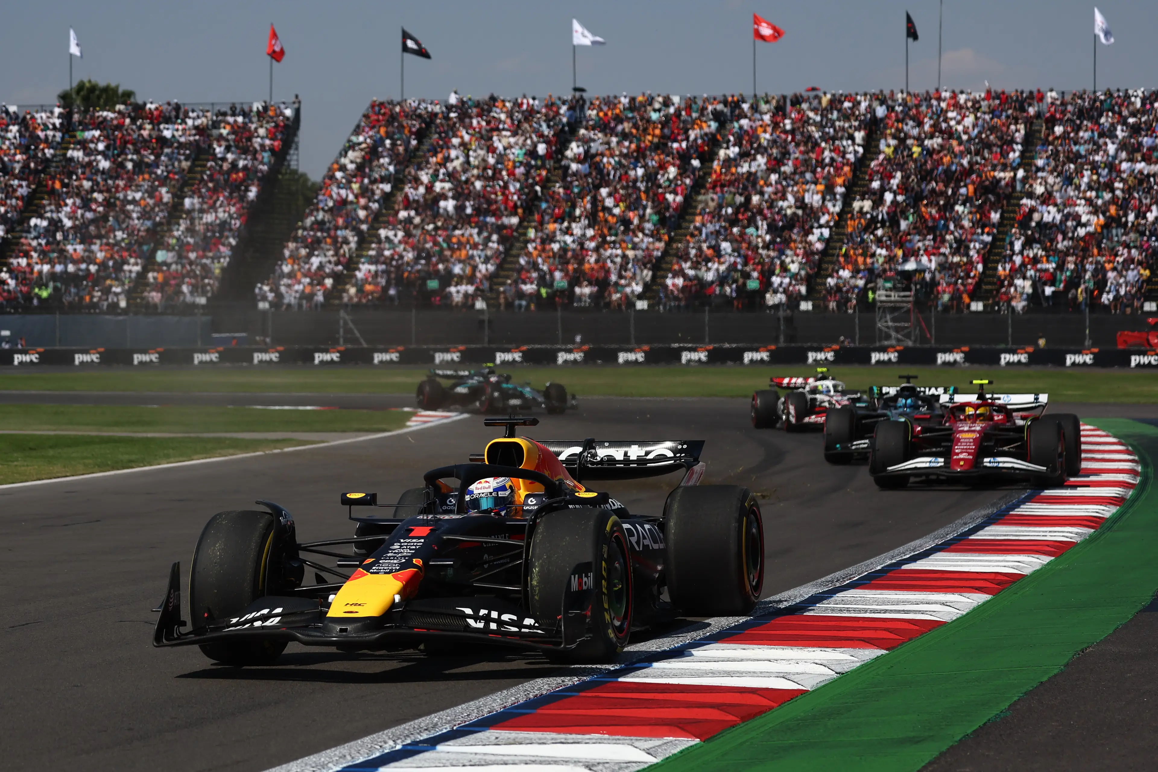 Max Verstappen in action (Image: Getty)