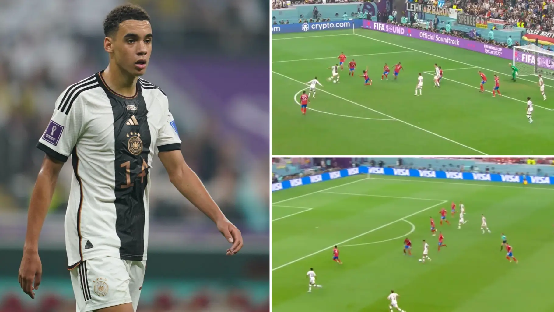 Don’t let Germany’s elimination overshadow Jamal Musiala running the show vs Costa Rica, he was unplayable
