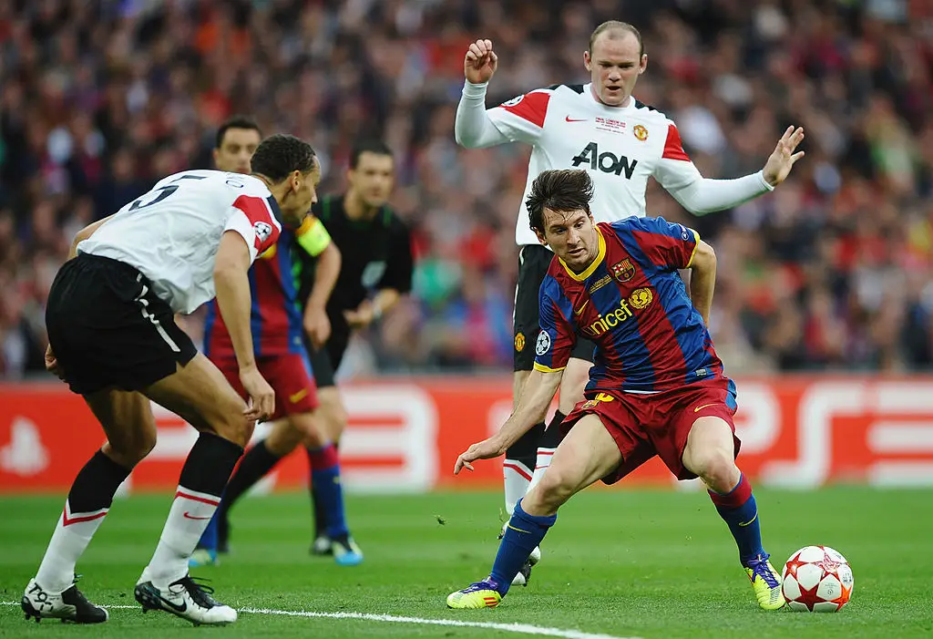 Wayne Rooney faced off against Lionel Messi three times during his career. (Image: Getty)