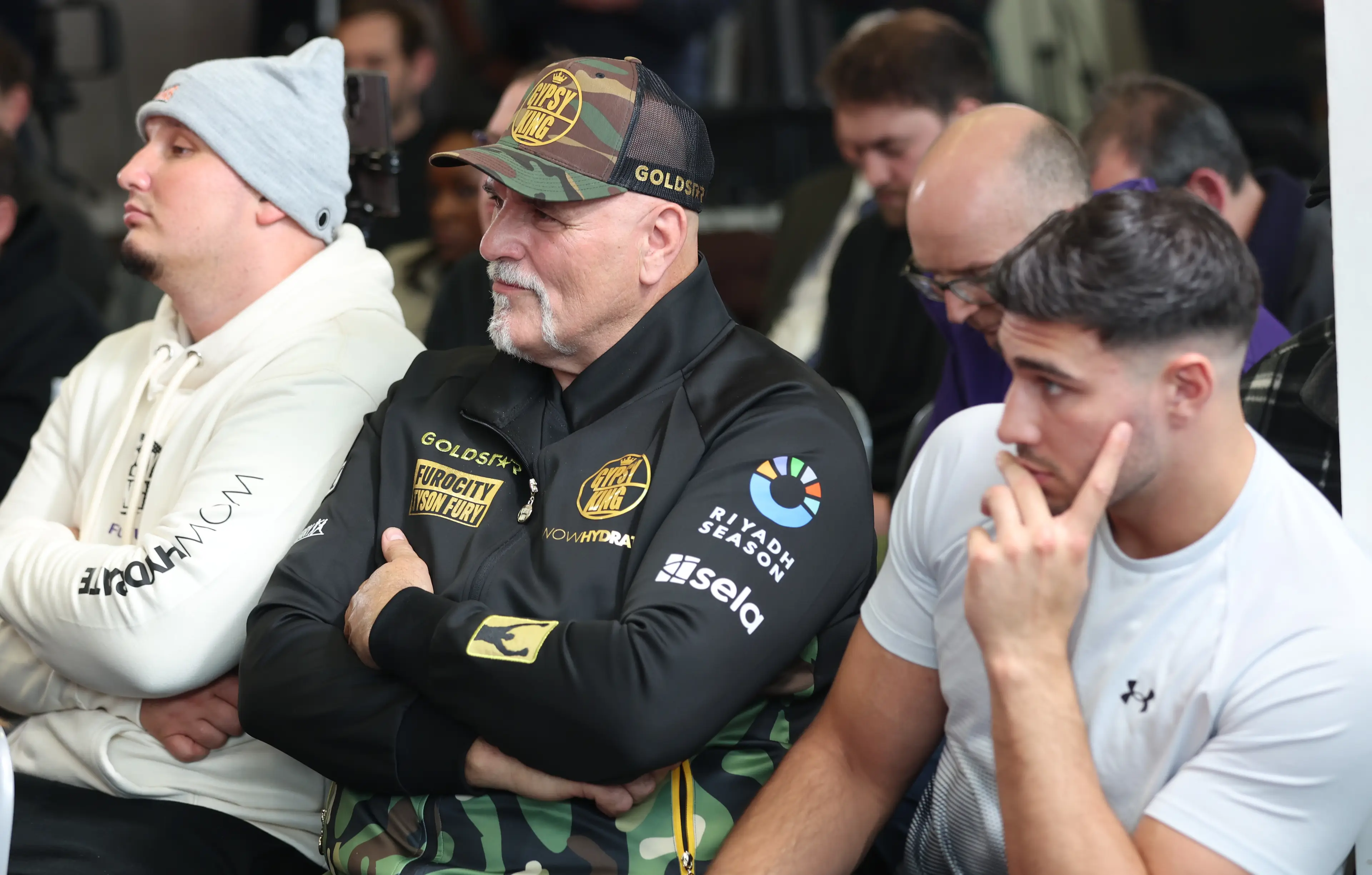 John Fury at a Tyson Fury press conference. Image: Getty 