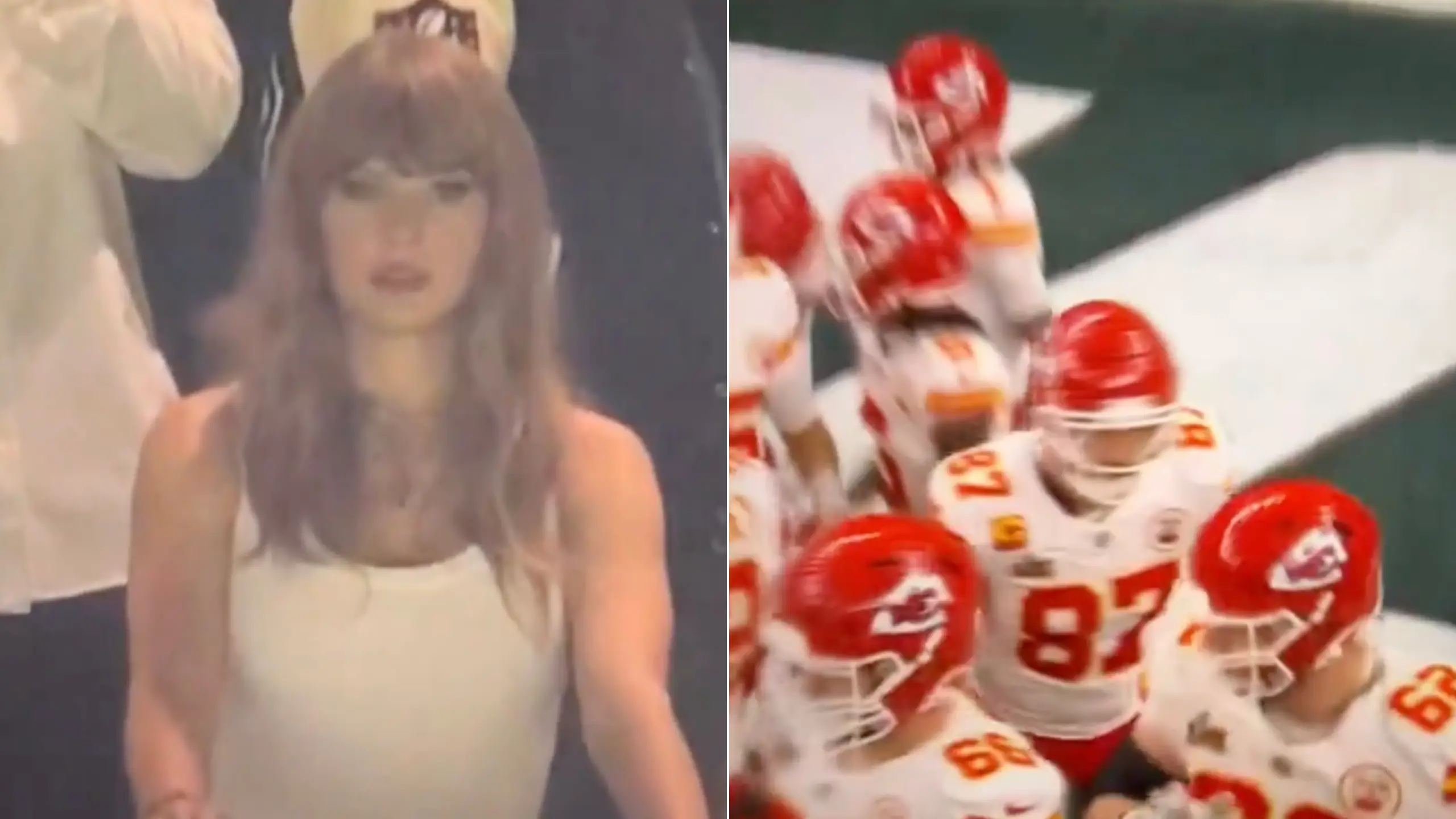 NFL commentator fired brutal dig at Taylor Swift and Travis Kelce during live Super Bowl broadcast