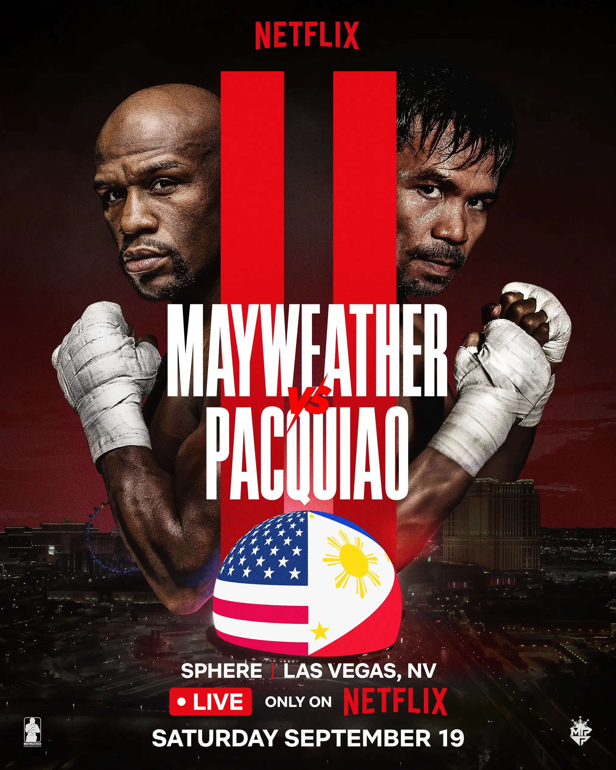 Floyd Mayweather is set to make his professional boxing comeback against Manny Pacquiao. Image: Netflix 
