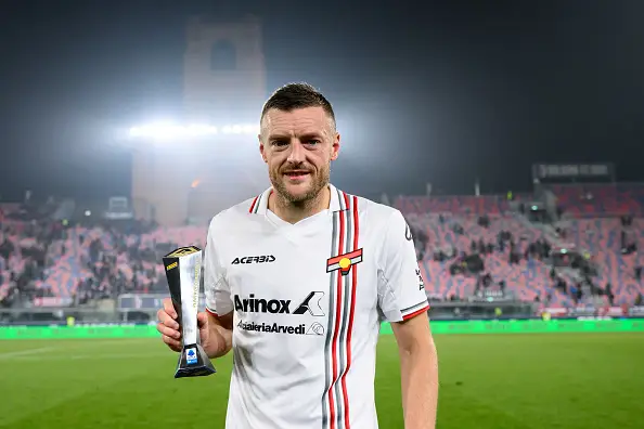 Jamie Vardy won the Serie A POTM award in November (Image: Getty)