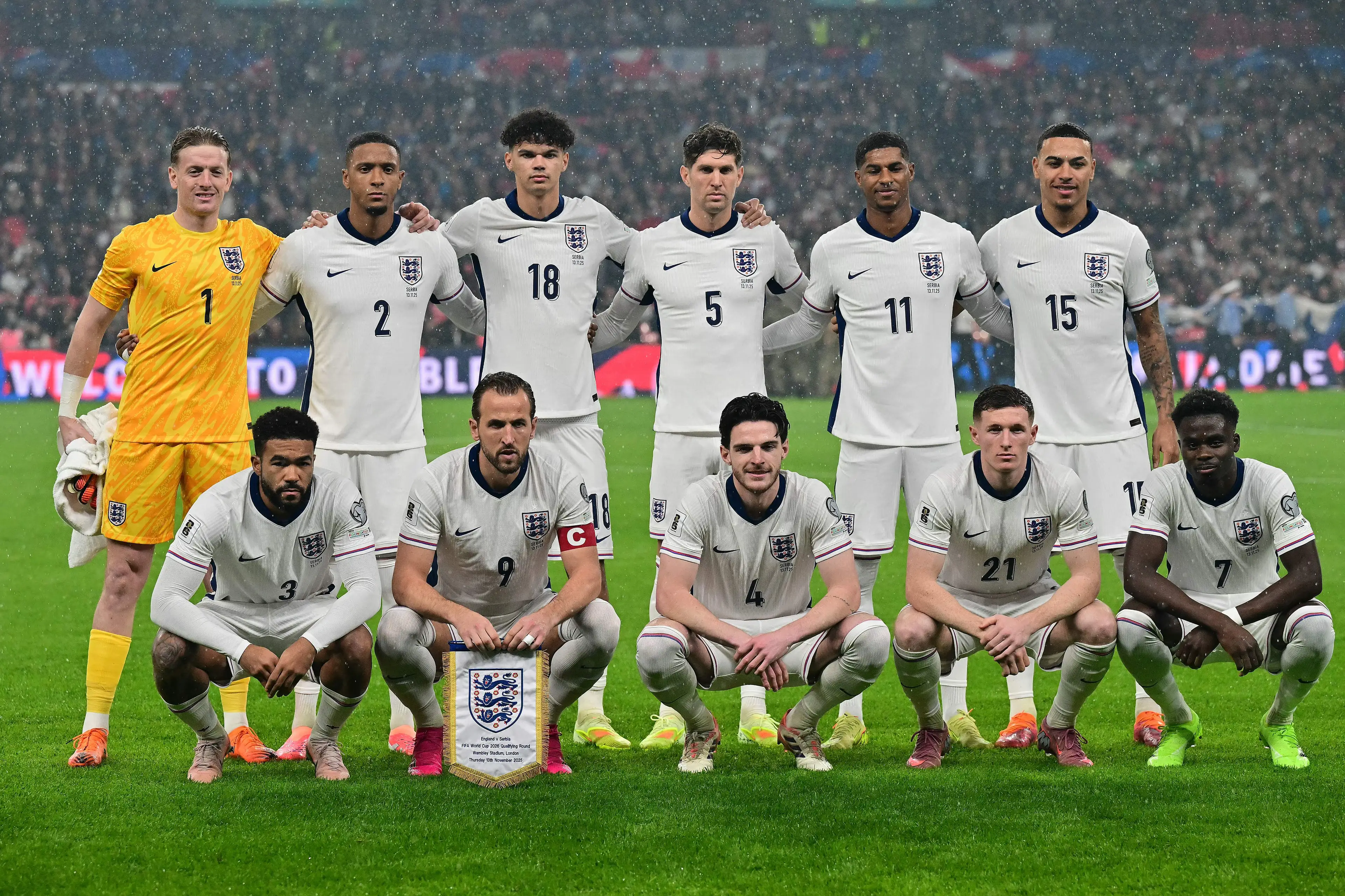 England got the better of Serbia on Thursday night. Image: Getty
