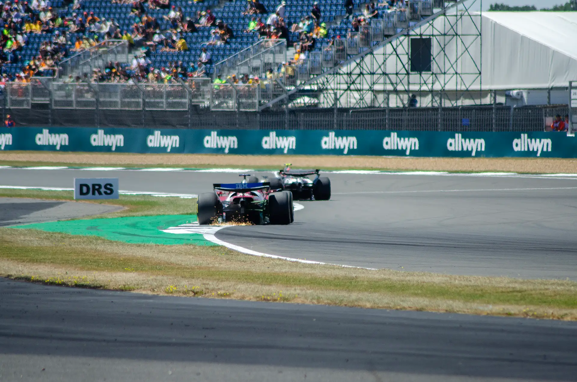 The noise from the cars racing can get extremely loud (Image: Tom Jeffries)