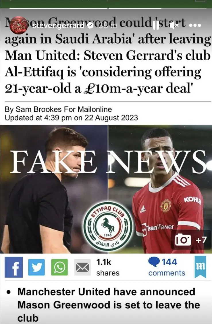 Image: Steven Gerrard