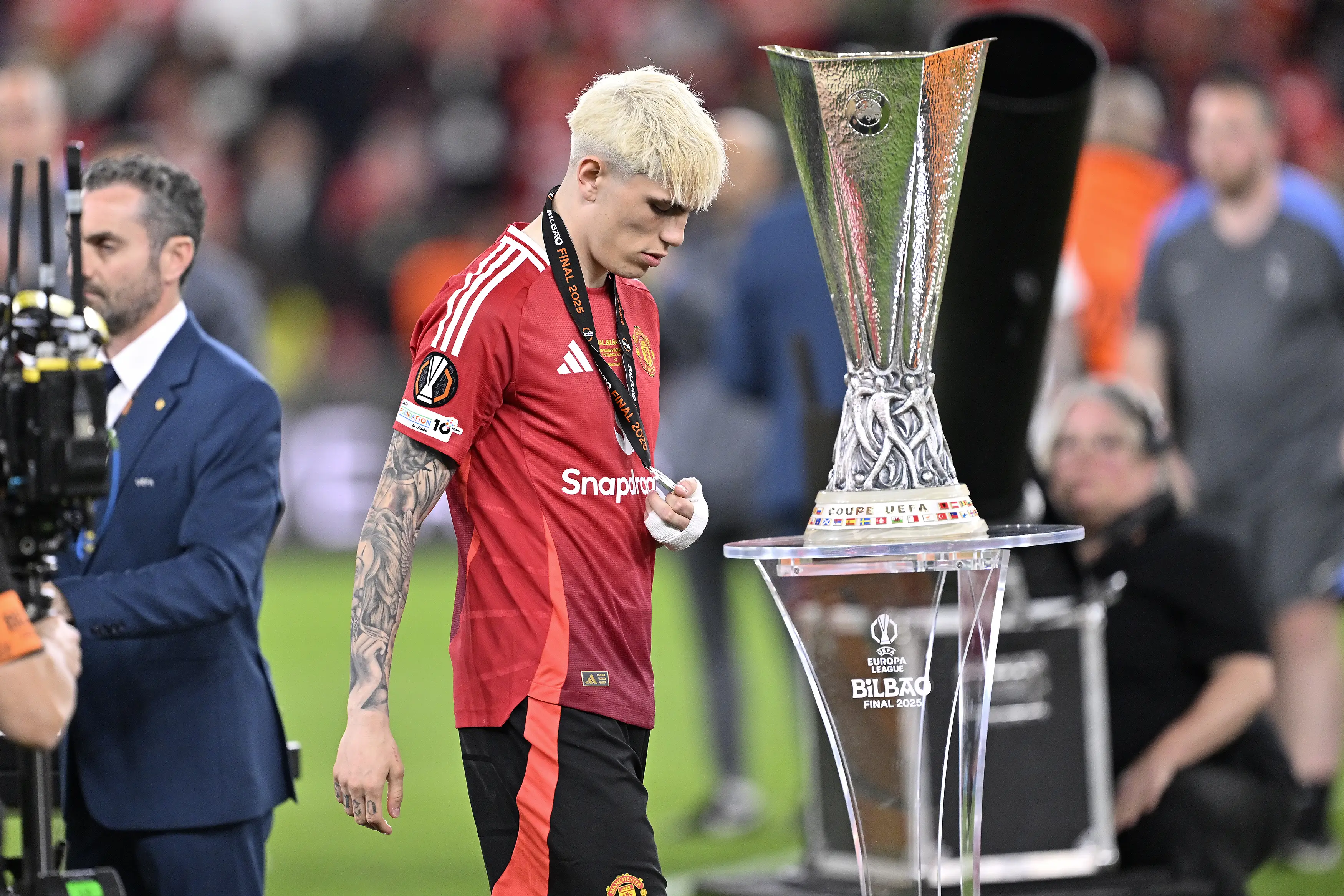 Scholes was open to the prospect of selling Garnacho (Burak Akbulut/Anadolu via Getty Images)