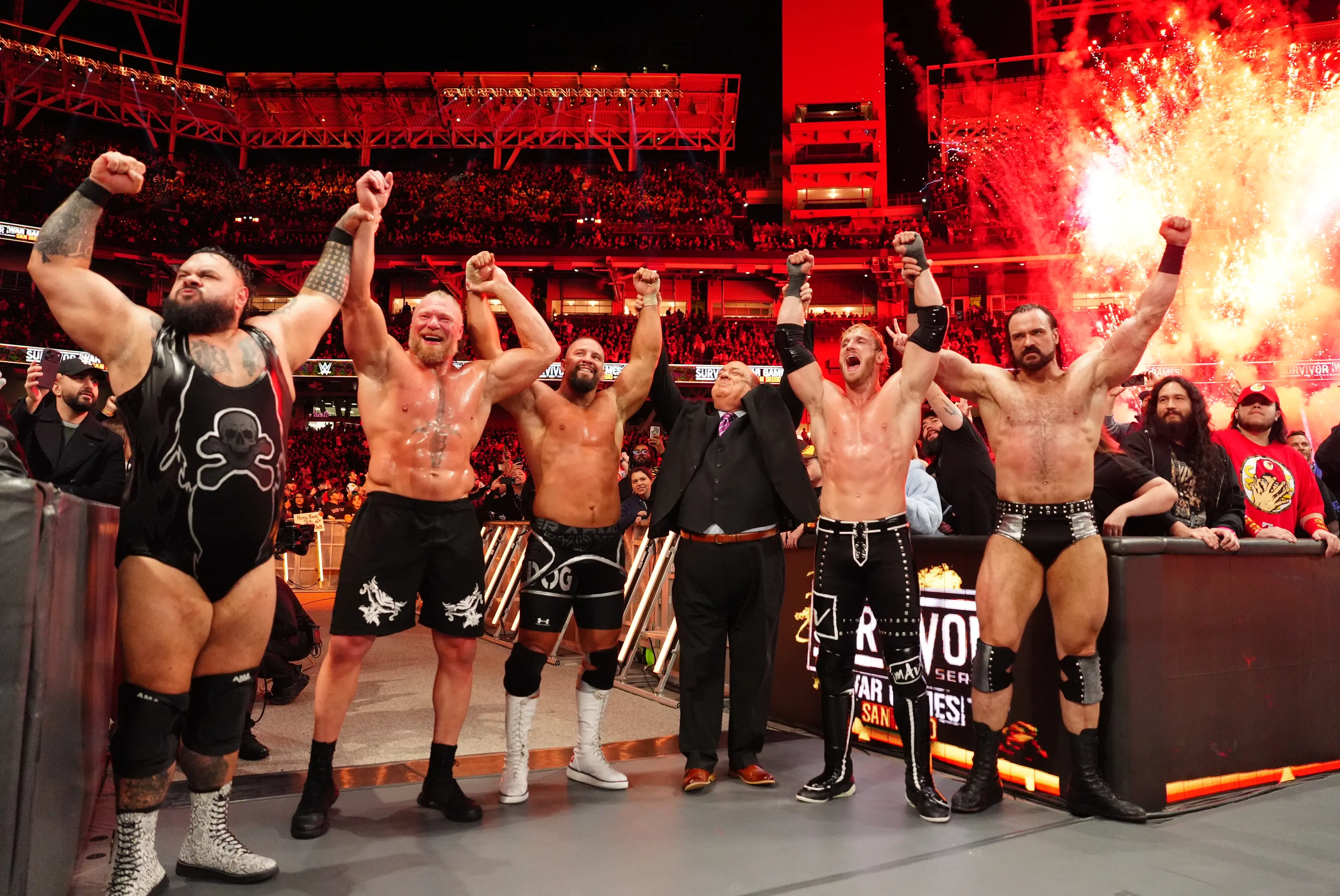 Paul Heyman managed his team to a Survivor Series triumph. Image: Getty