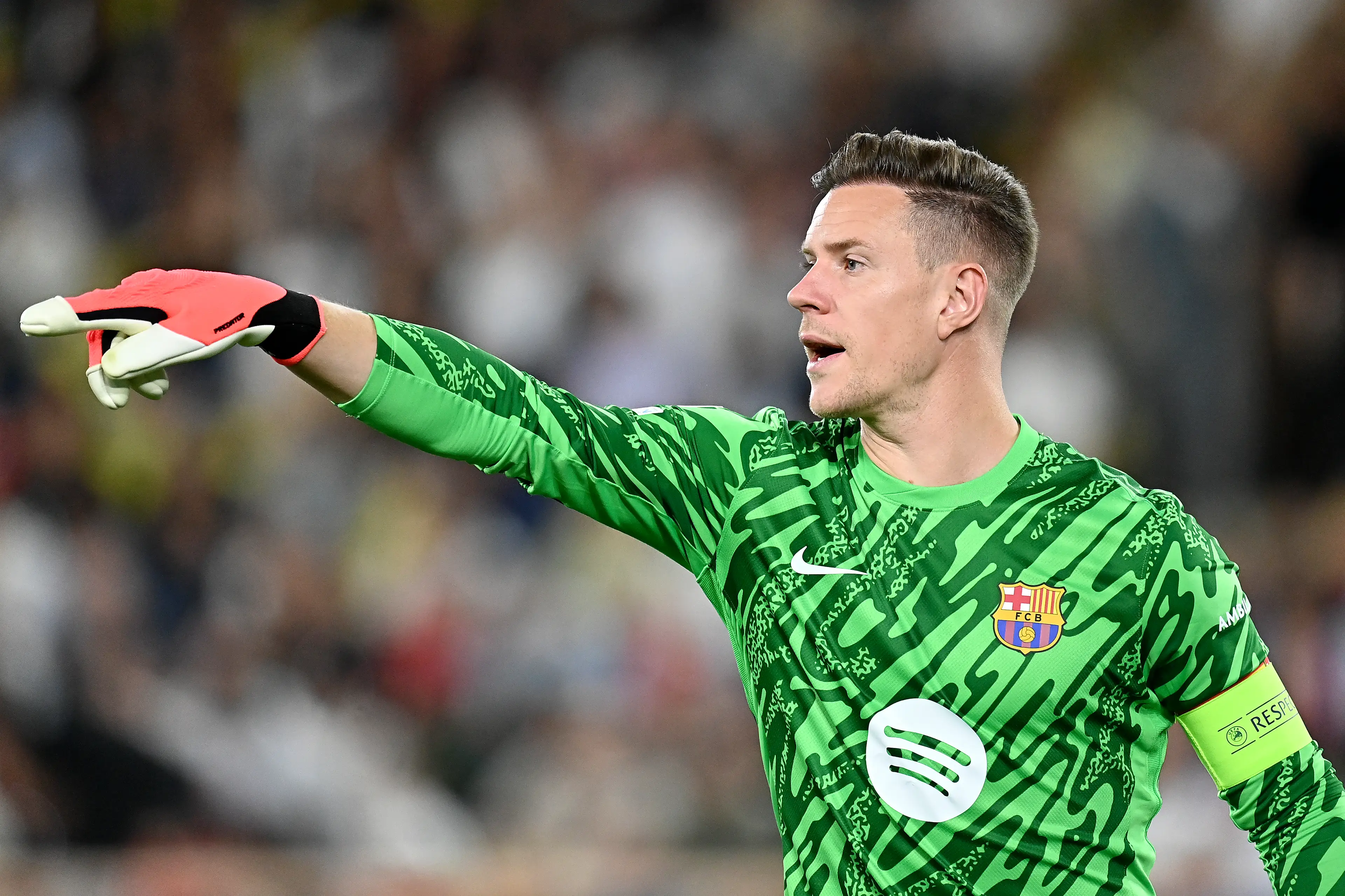Manchester United are interested in signing Marc-Andre ter Stegen. Image: Getty  