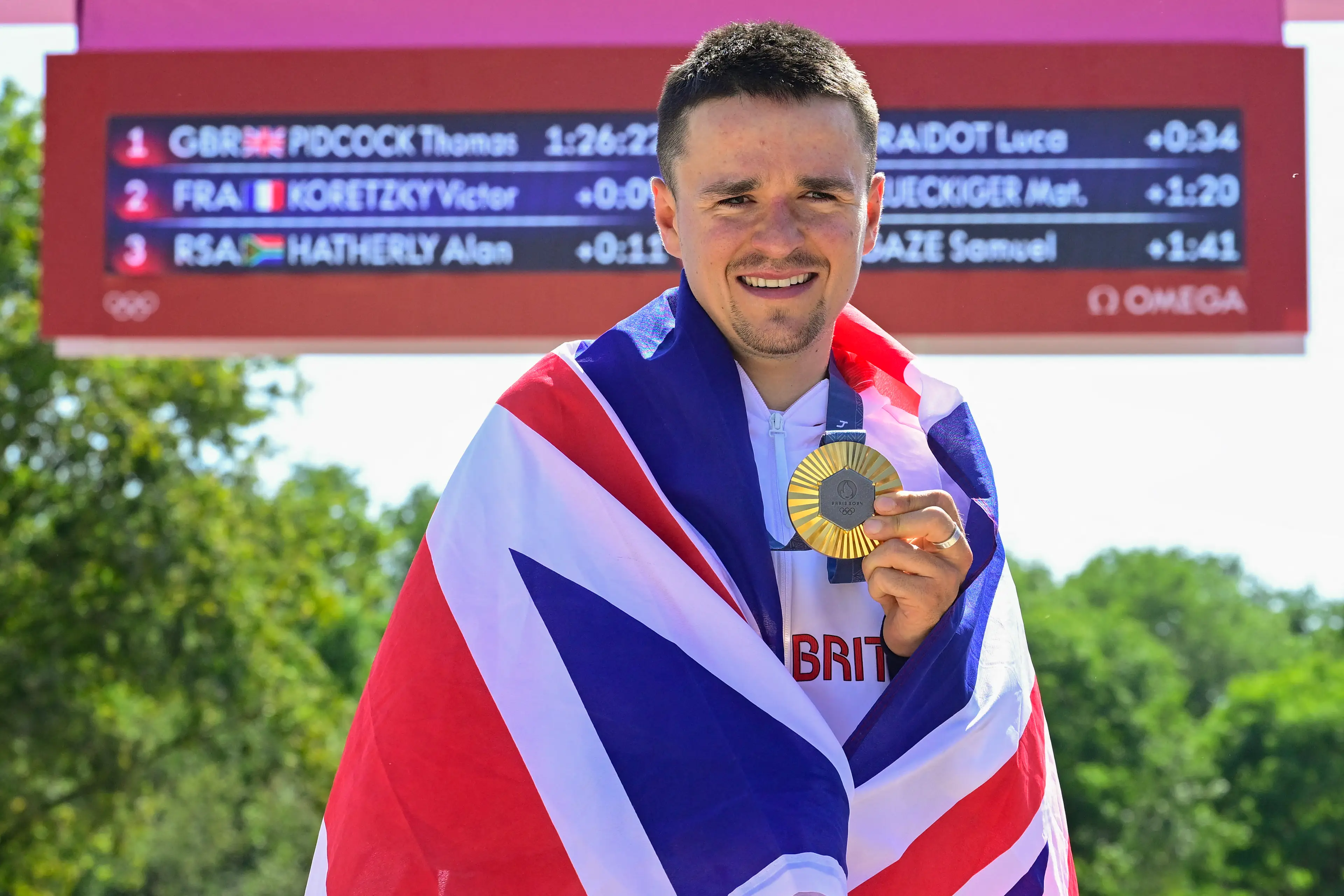 Tom Pidcock won gold in the mountain biking.