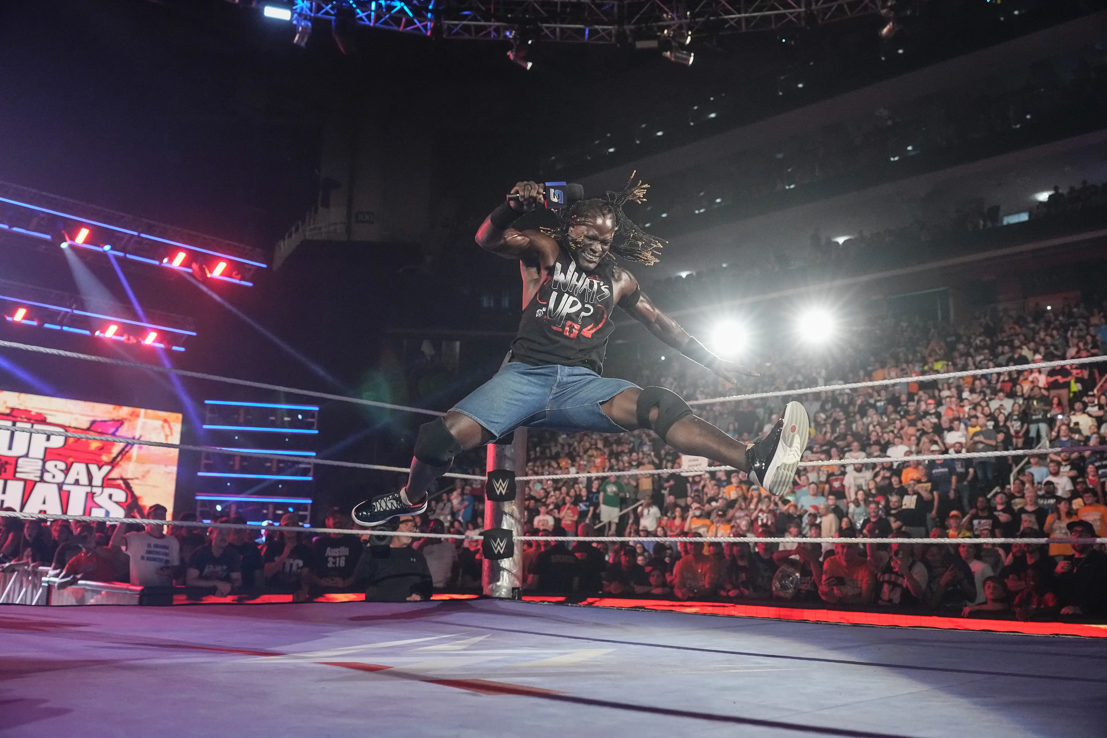 R-Truth wrestled John Cena recently but has been let go by WWE. Image: Getty