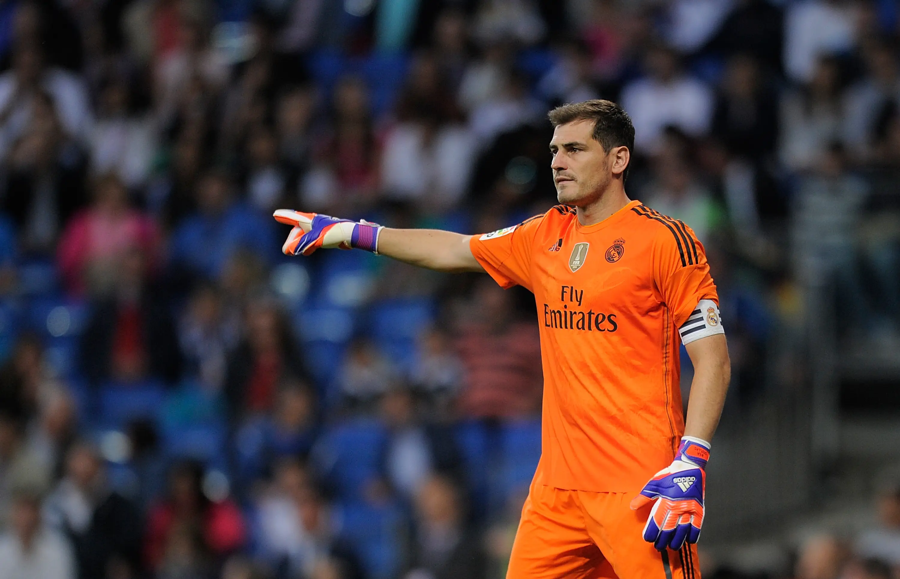 Iker Casillas in action for Real Madrid. Image: Getty 