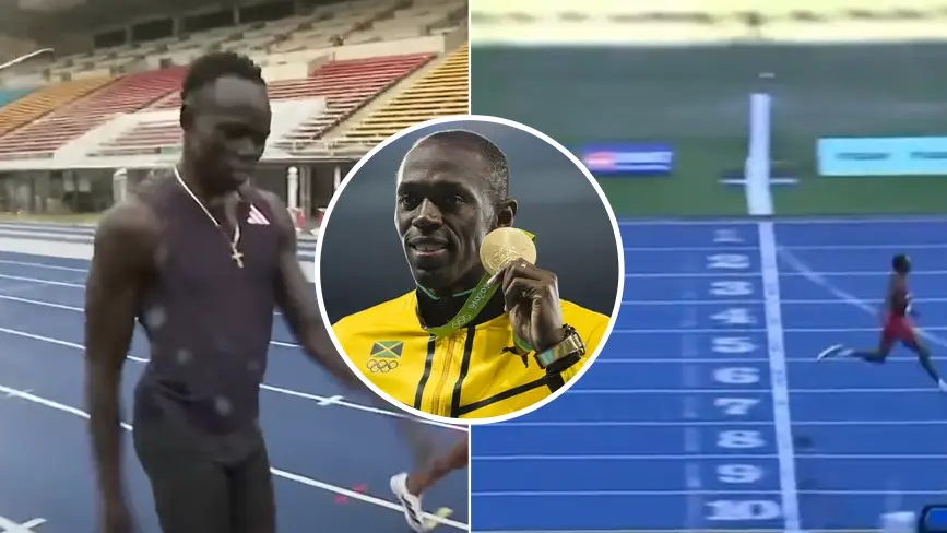 Gout Gout gave the coldest response when asked if he's the next Usain Bolt as viral sprint star breaks ANOTHER record