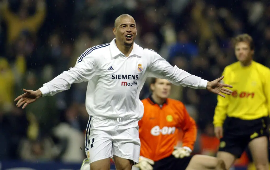 Ronaldo Nazario pictured in action for Real Madrid (Image: Getty)