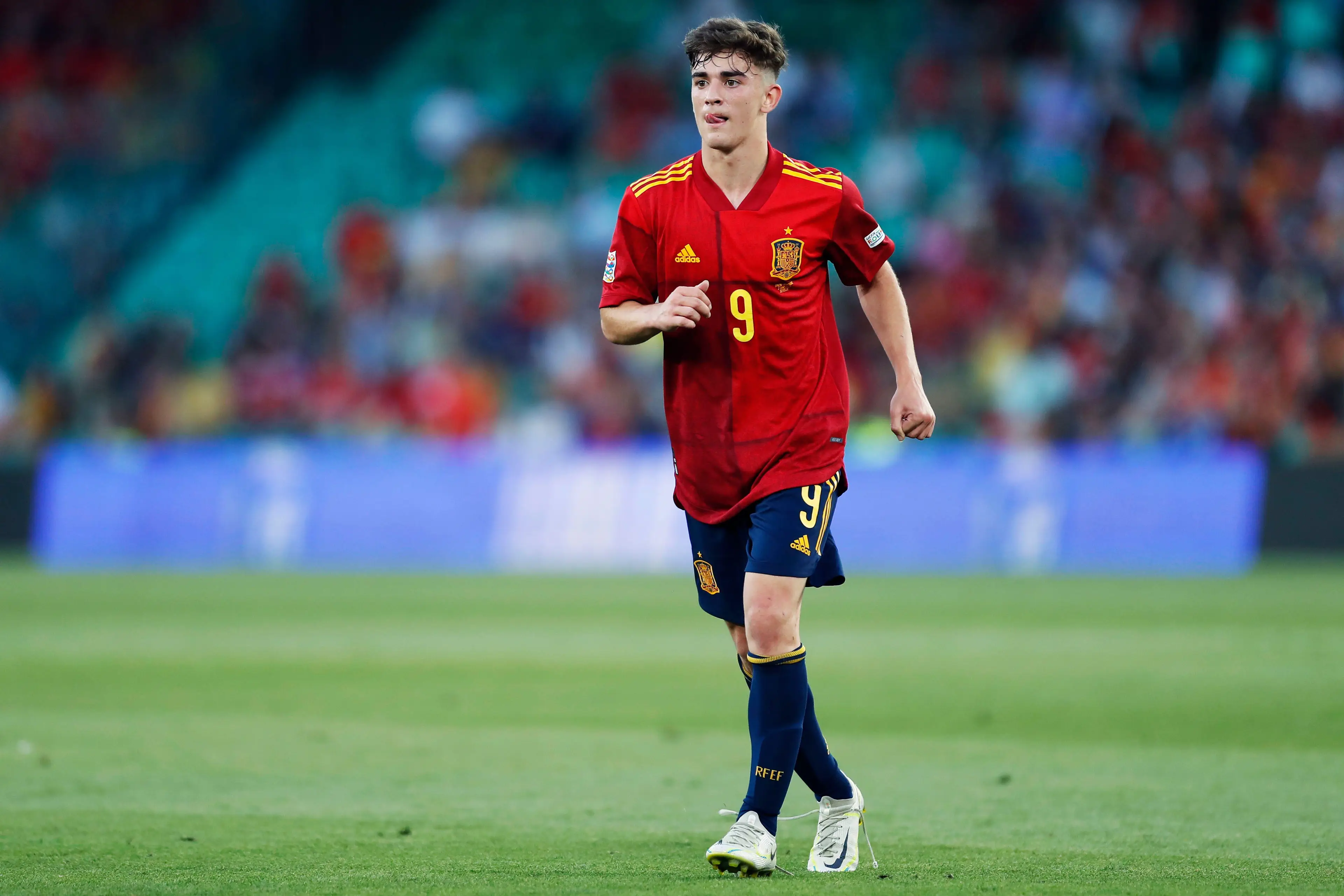 Gavi has also impressed on international duty. Image: Alamy