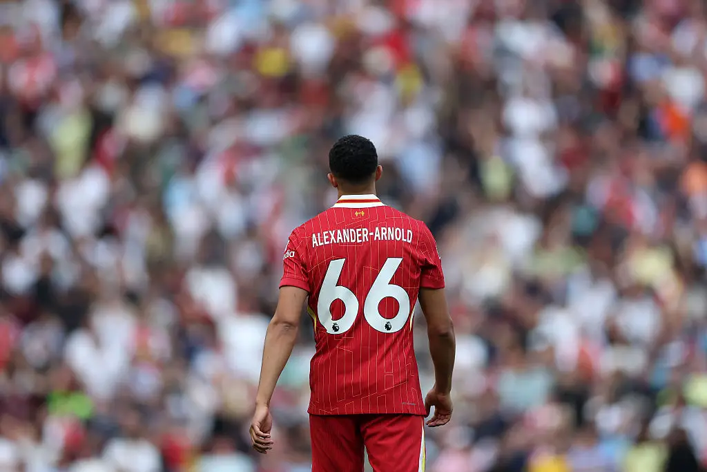 Trent Alexander-Arnold is expected to join Dean Huijsen at Real Madrid next season. (Image: Getty)