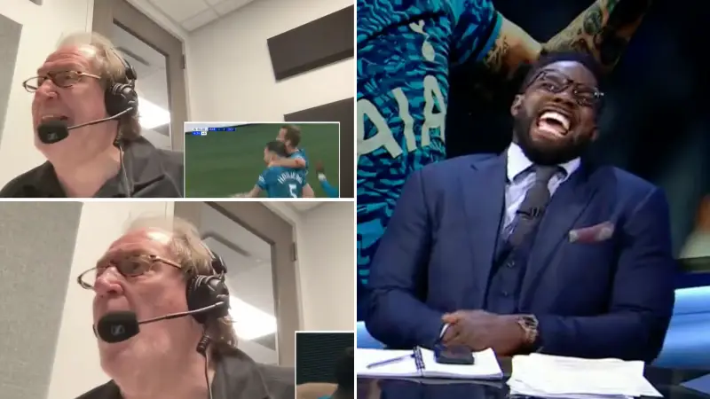 Ray Hudson's commentary for Hojbjerg's winner vs Marseille is incredible, get him on Sky Sports