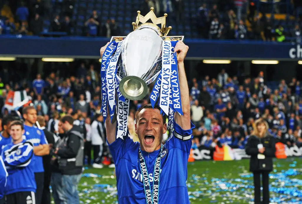 John Terry won five Premier League titles with Chelsea (Credit:Getty)
