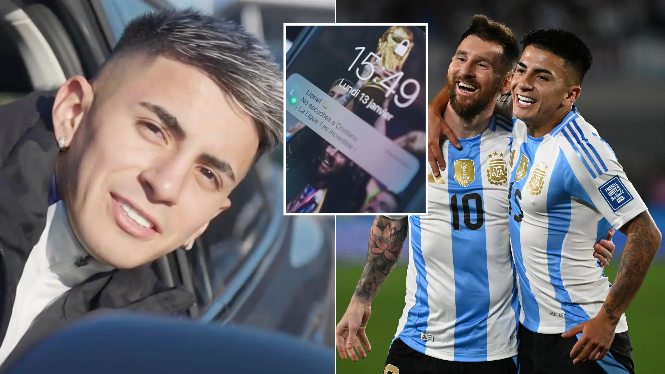 Lionel Messi 'aims dig' at Cristiano Ronaldo in Lyon's announcement video for Thiago Almada signing and it’s going viral