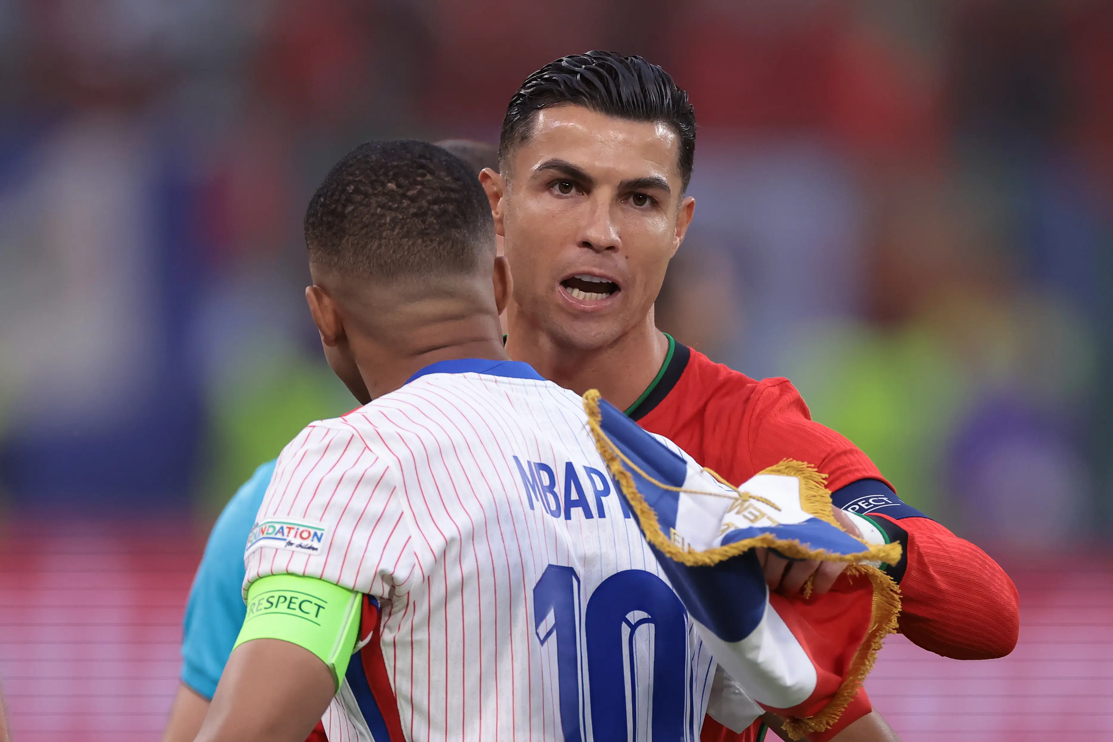 Cristiano Ronaldo has spoken about Kylian Mbappe at Real Madrid. Image: Getty