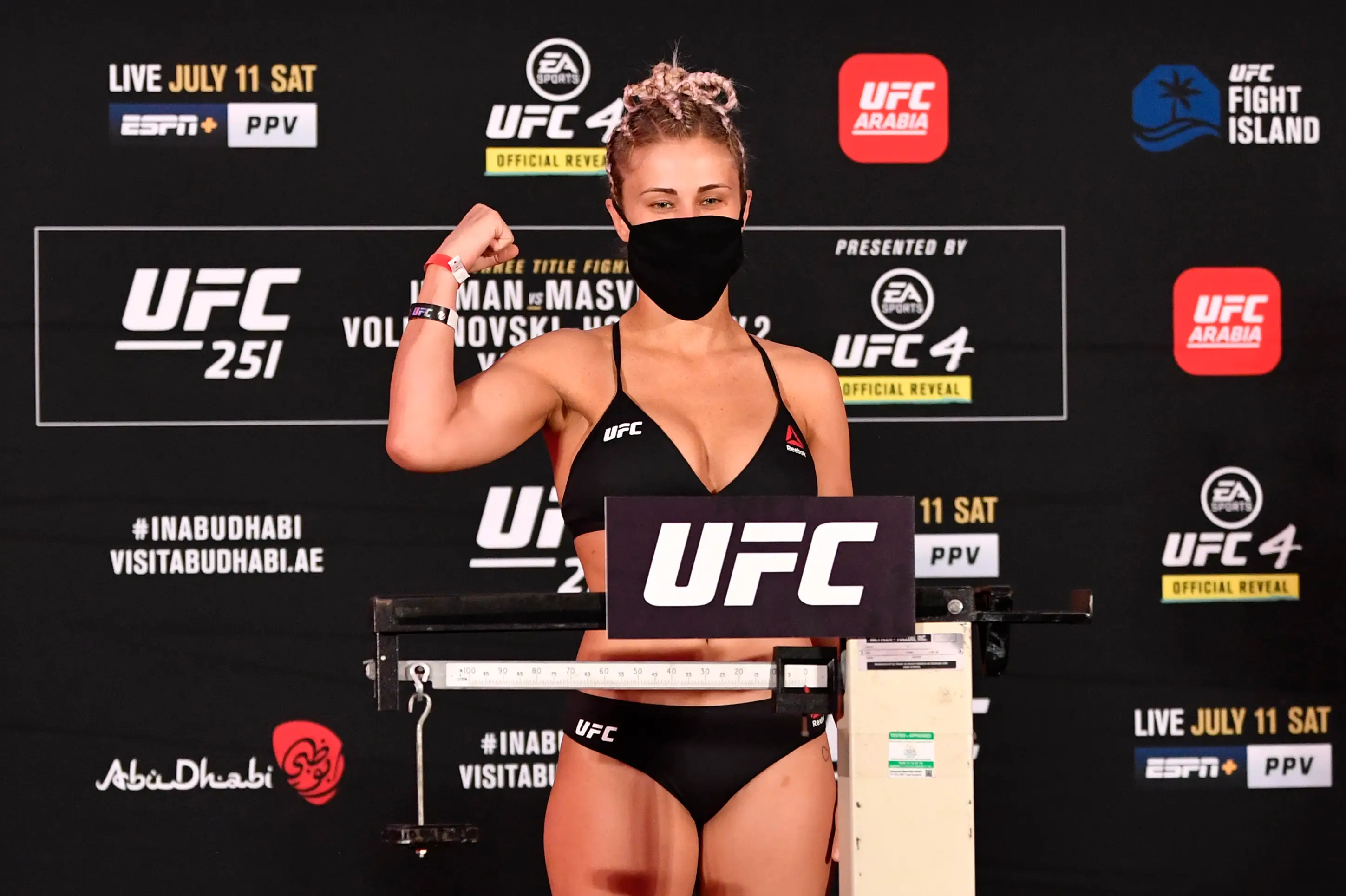 Paige VanZant fought nine times in the UFC. Image: Getty