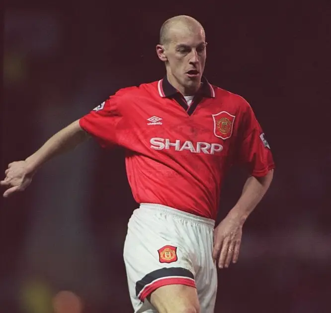 William Prunier in action for Man Utd in December 1995 (Image: Getty)
