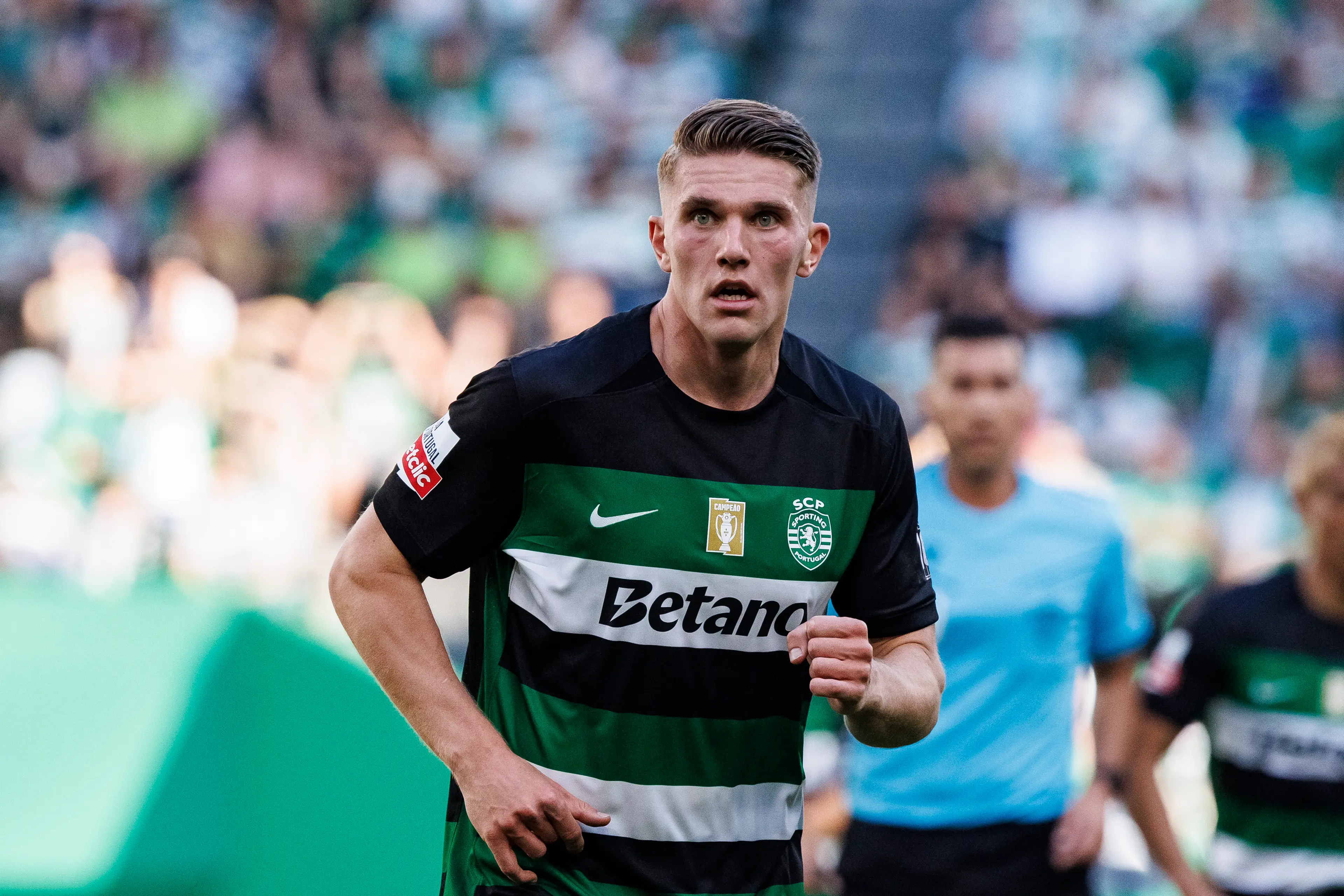 Viktor Gyokeres in action for Sporting CP. Image: Getty 