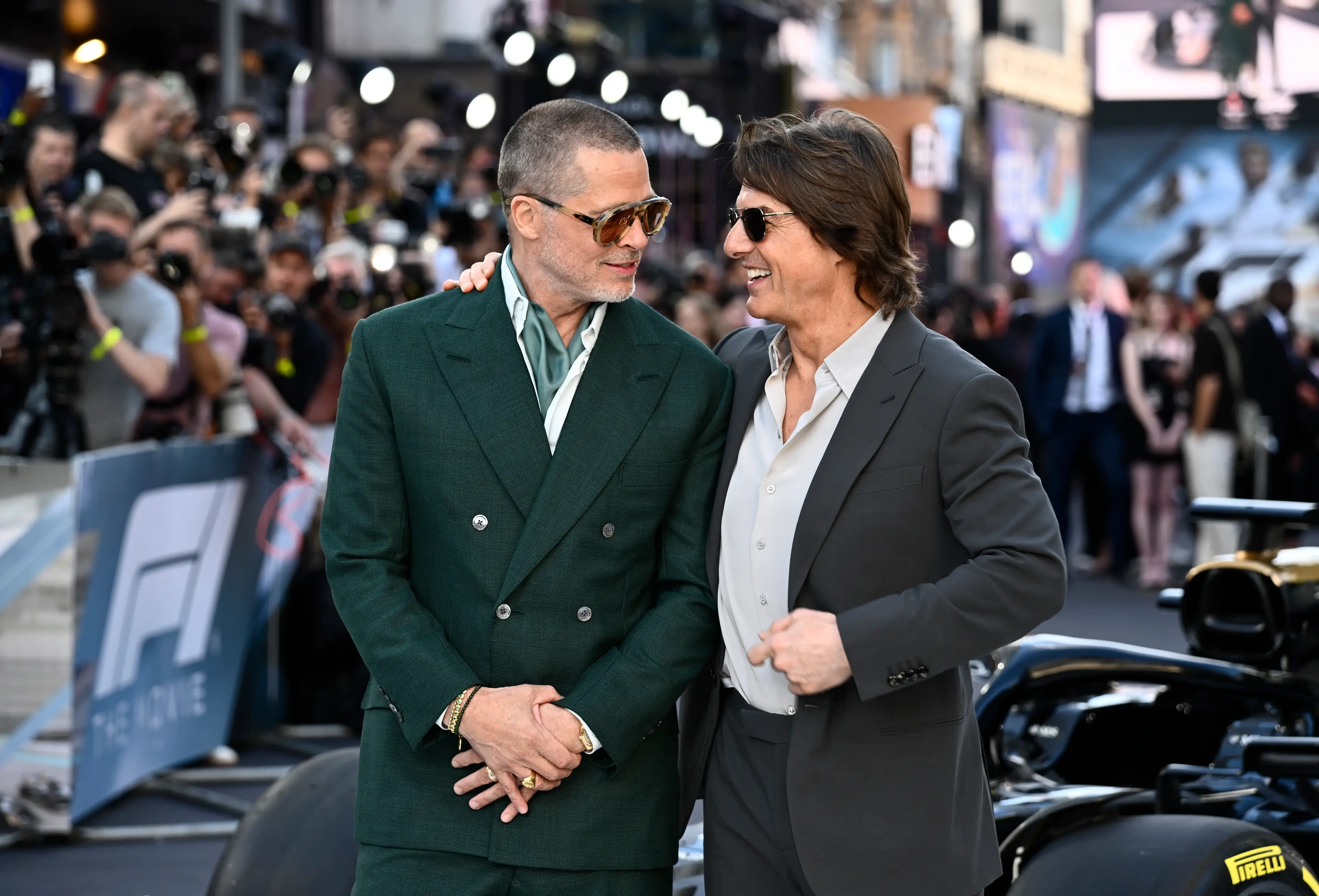 Brad Pitt and Tom Cruise (Image: Getty)