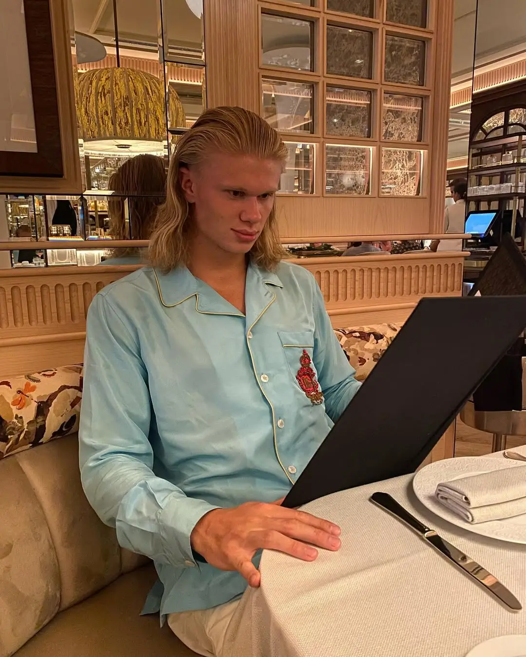 Erling Haaland has an incredible diet. Image: Instagram/@erling