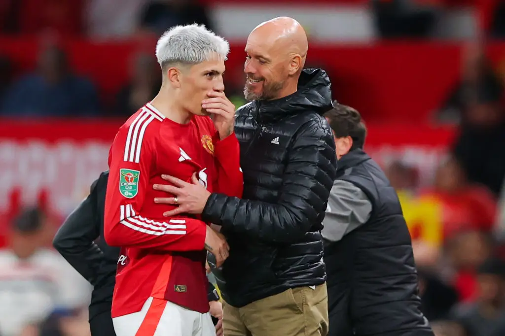 Alejandro Garnacho thanked Erik ten Hag (Credit:Getty)