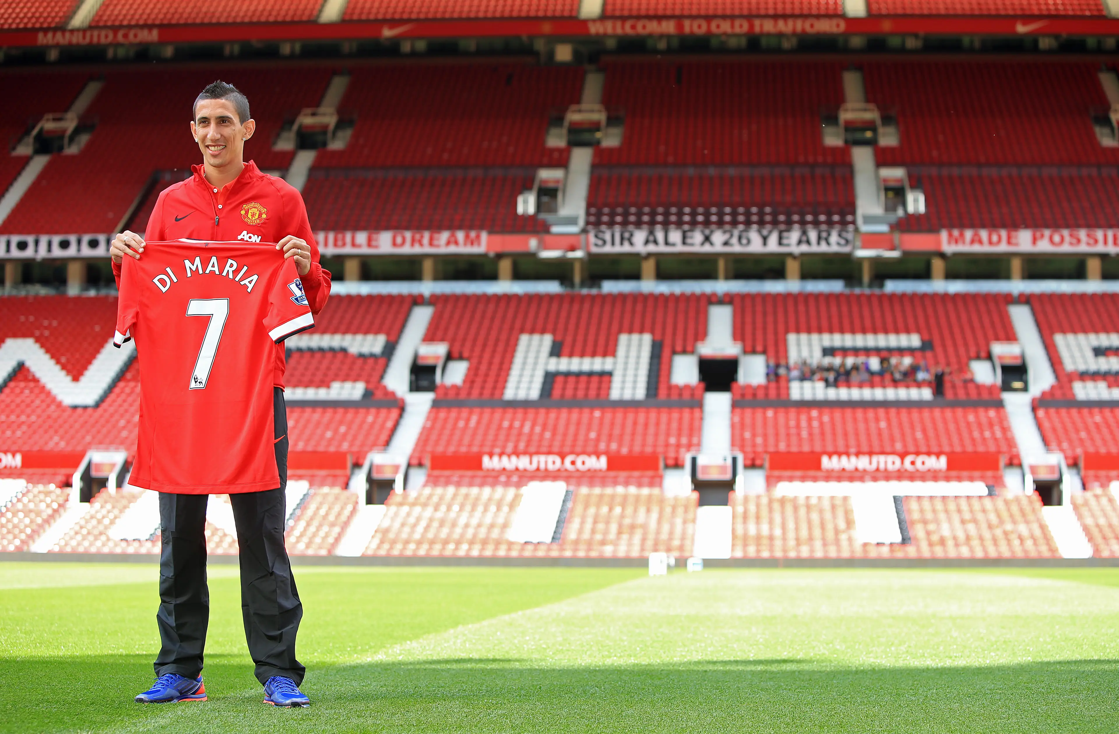 Angel di Maria signed for Manchester United in the summer of 2014 (Alamy)