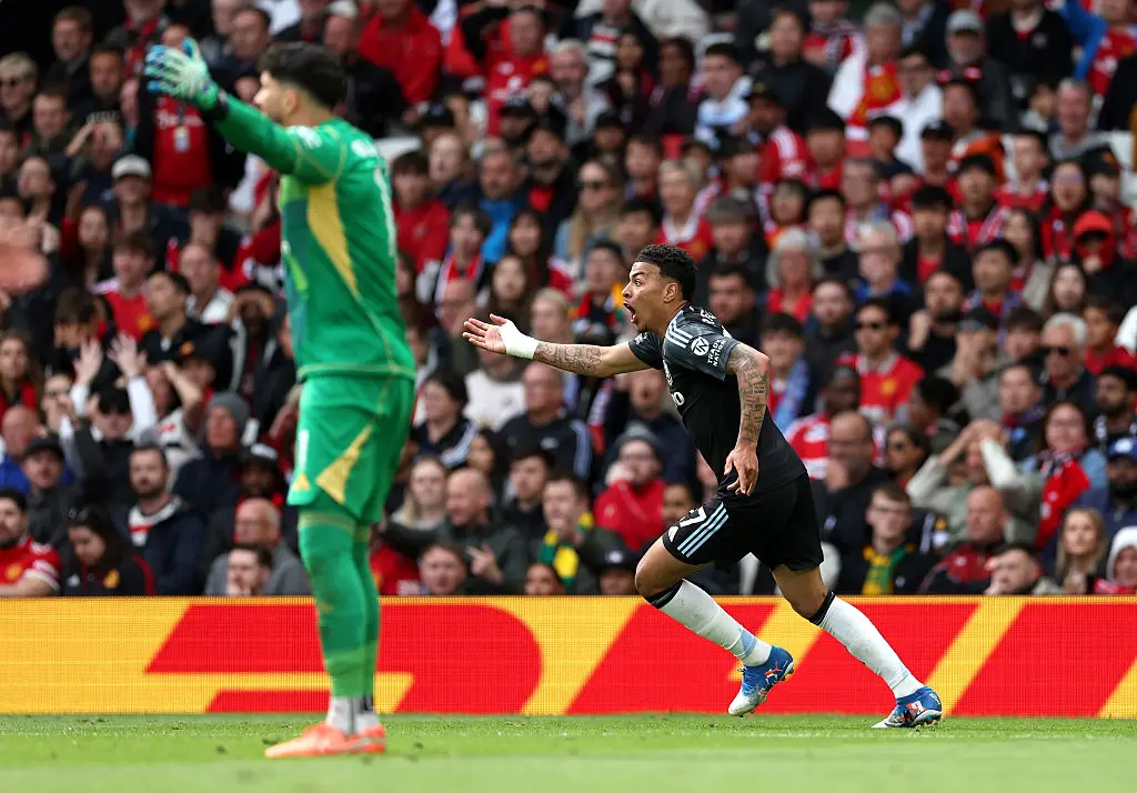 Morgan Rogers was outraged after discovering his goal for Aston Villa would not stand. (Image: Getty)