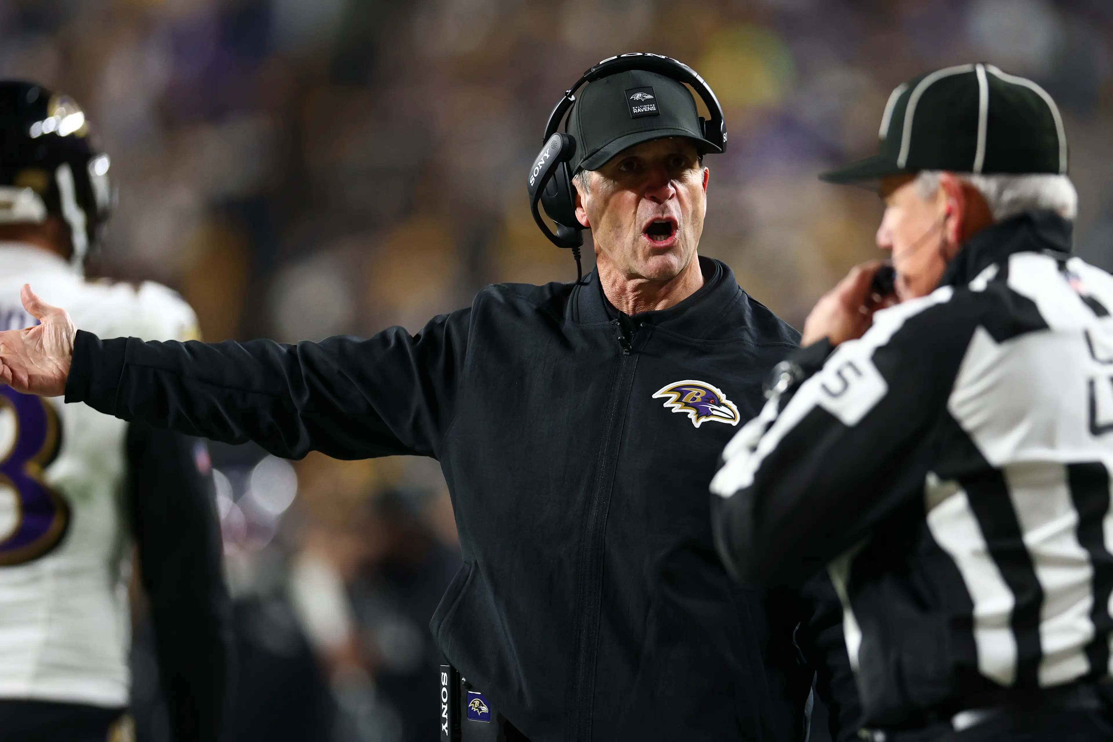 John Harbaugh was sacked after 18 years in charge of the Baltimore Ravens. Image: Getty 