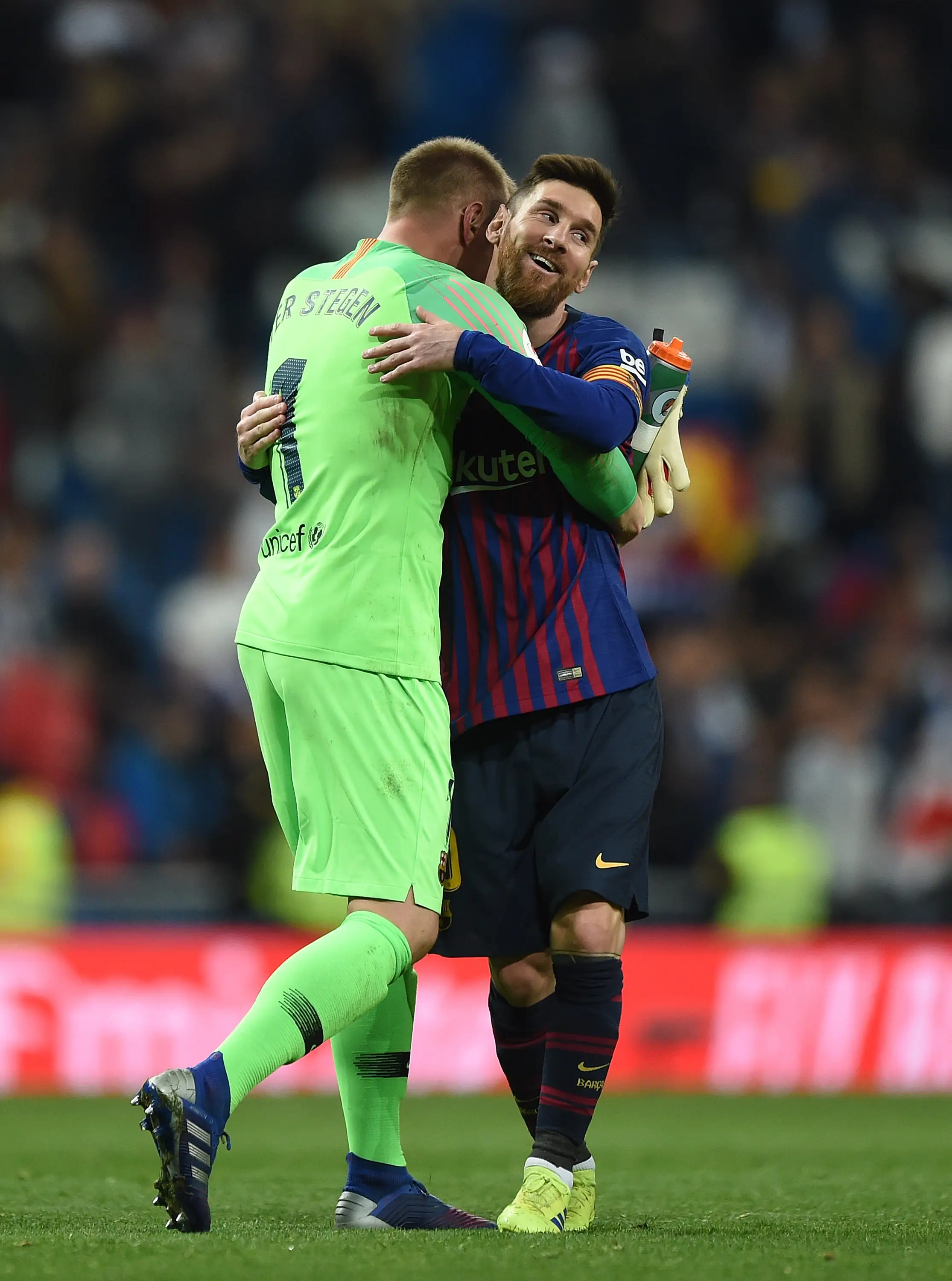 Lionel Messi and Marc Andre Ter Stegen had ups and downs. Image: Getty