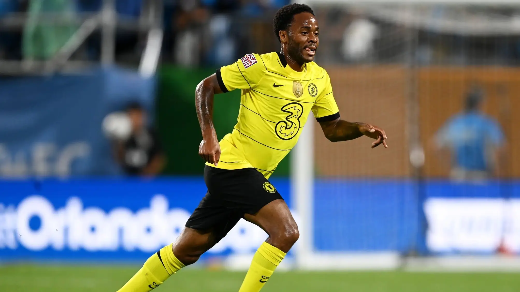 Raheem Sterling makes first appearance for Chelsea. (Chelsea FC)