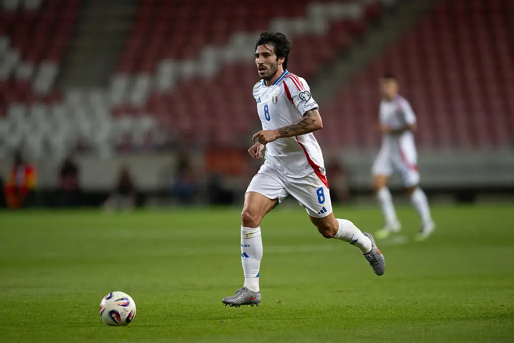 Sandro Tonali scored Italy's winner against Israel (Credit:Getty)