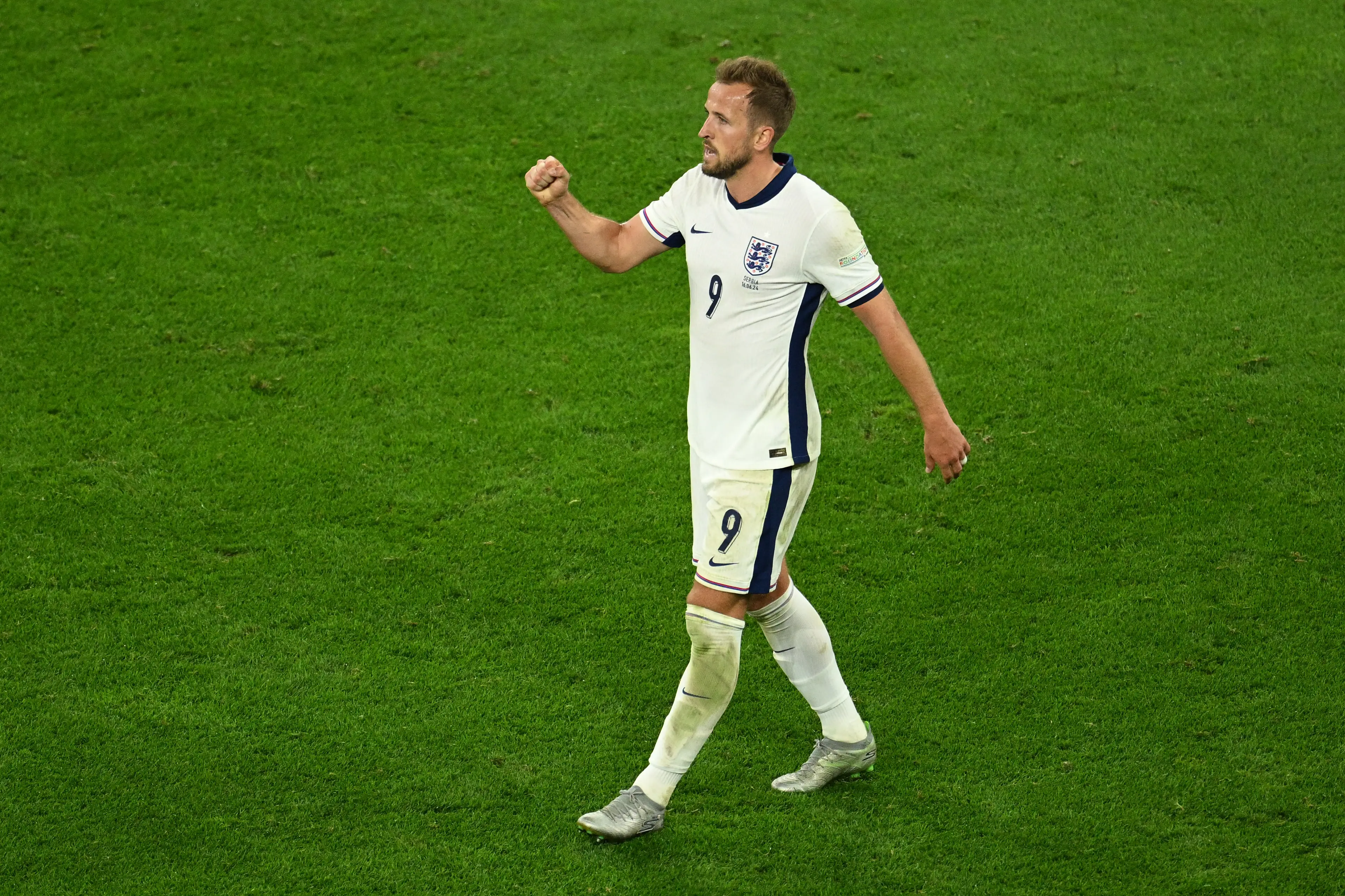 Harry Kane in action for England. Image: Getty 