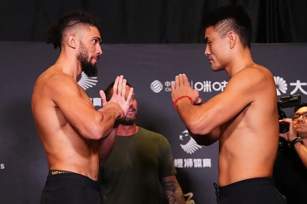  Johnny Walker will face exciting Chinese prospect Zhang Mingyang in the main event. (Image: Jeff Bottari/Zuffa LLC via Getty)