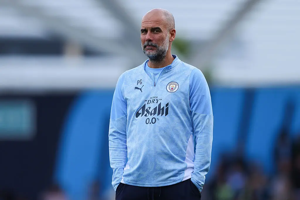 Pep Guardiola could be set to welcome Rodrygo (Credit:Getty)