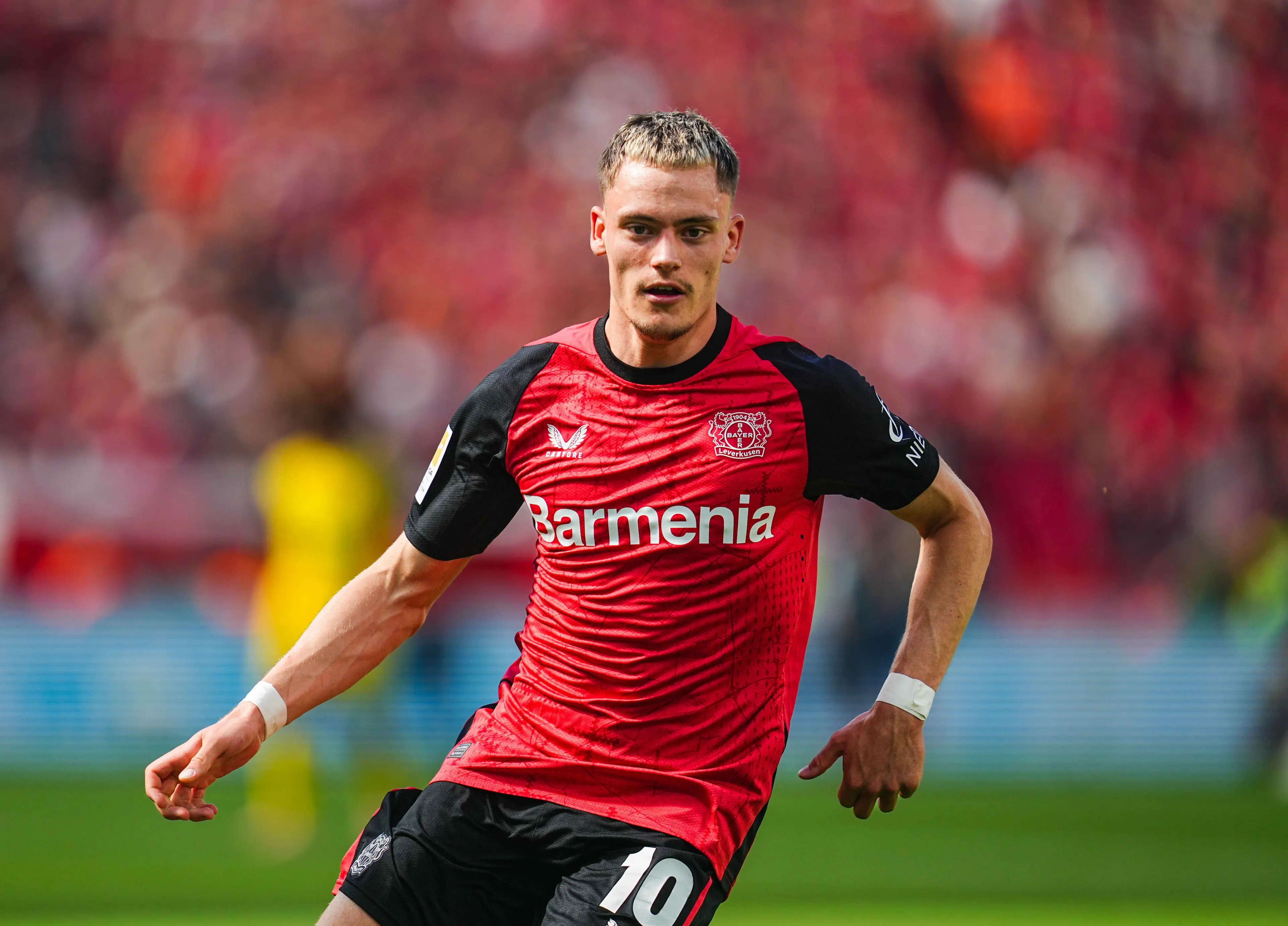 Bayer Leverkusen star Florian Wirtz is a man in demand. Image: Getty